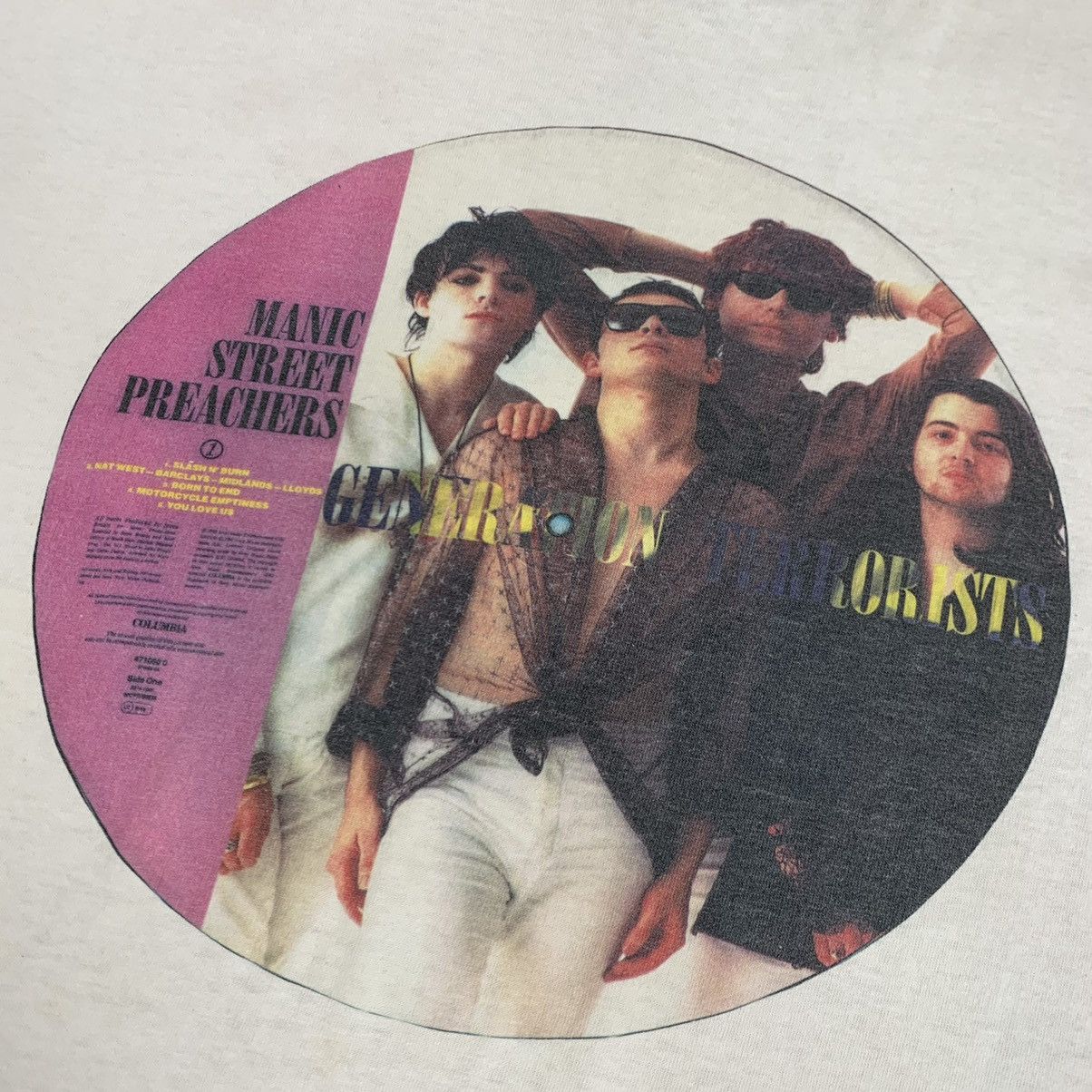 Band Tees Vintage Manic Street Preachers Rock Britpop Band Shirt Size US L / EU 52-54 / 3 - 5 Thumbnail