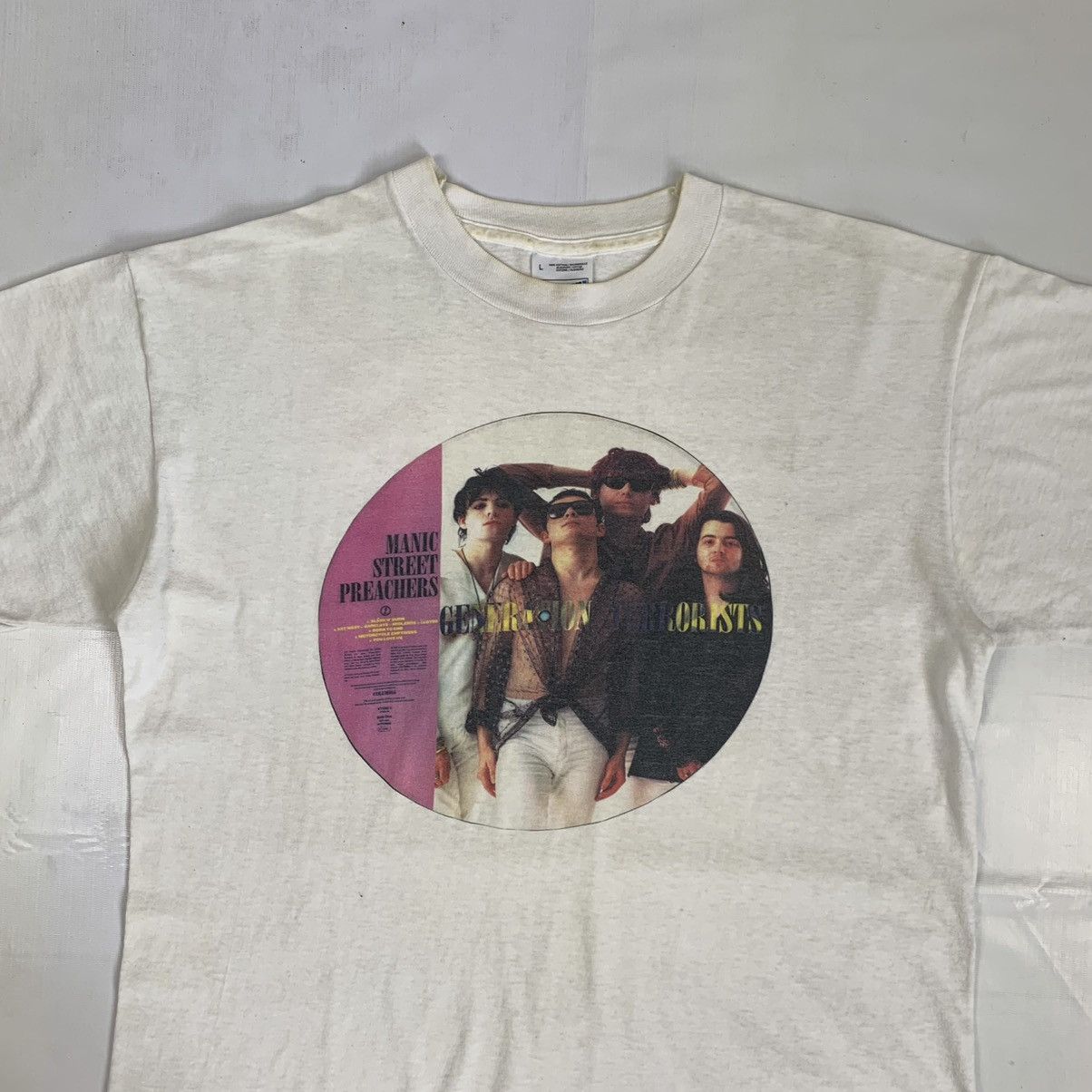Band Tees Vintage Manic Street Preachers Rock Britpop Band Shirt Size US L / EU 52-54 / 3 - 4 Thumbnail