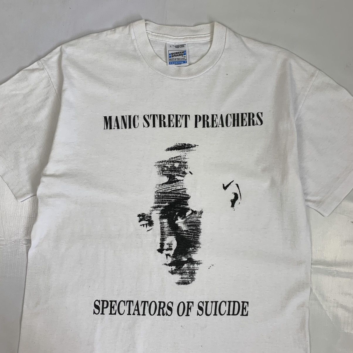 Band Tees Vintage Manic Street Preachers Spectators Of Suicide Song Size US L / EU 52-54 / 3 - 4 Thumbnail
