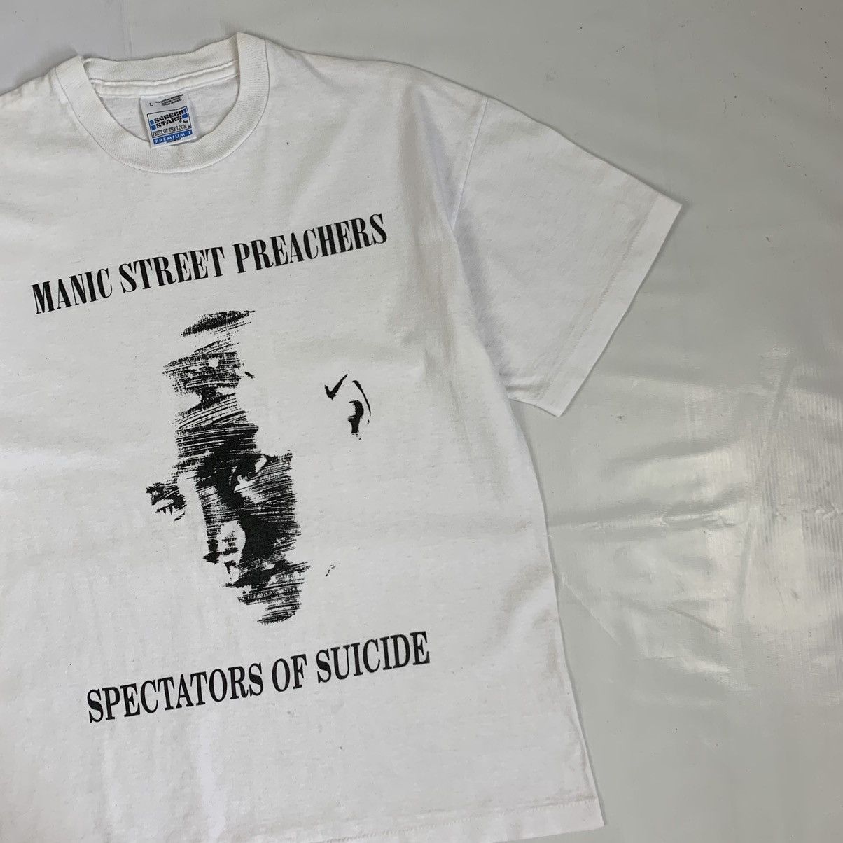Band Tees Vintage Manic Street Preachers Spectators Of Suicide Song Size US L / EU 52-54 / 3 - 3 Thumbnail
