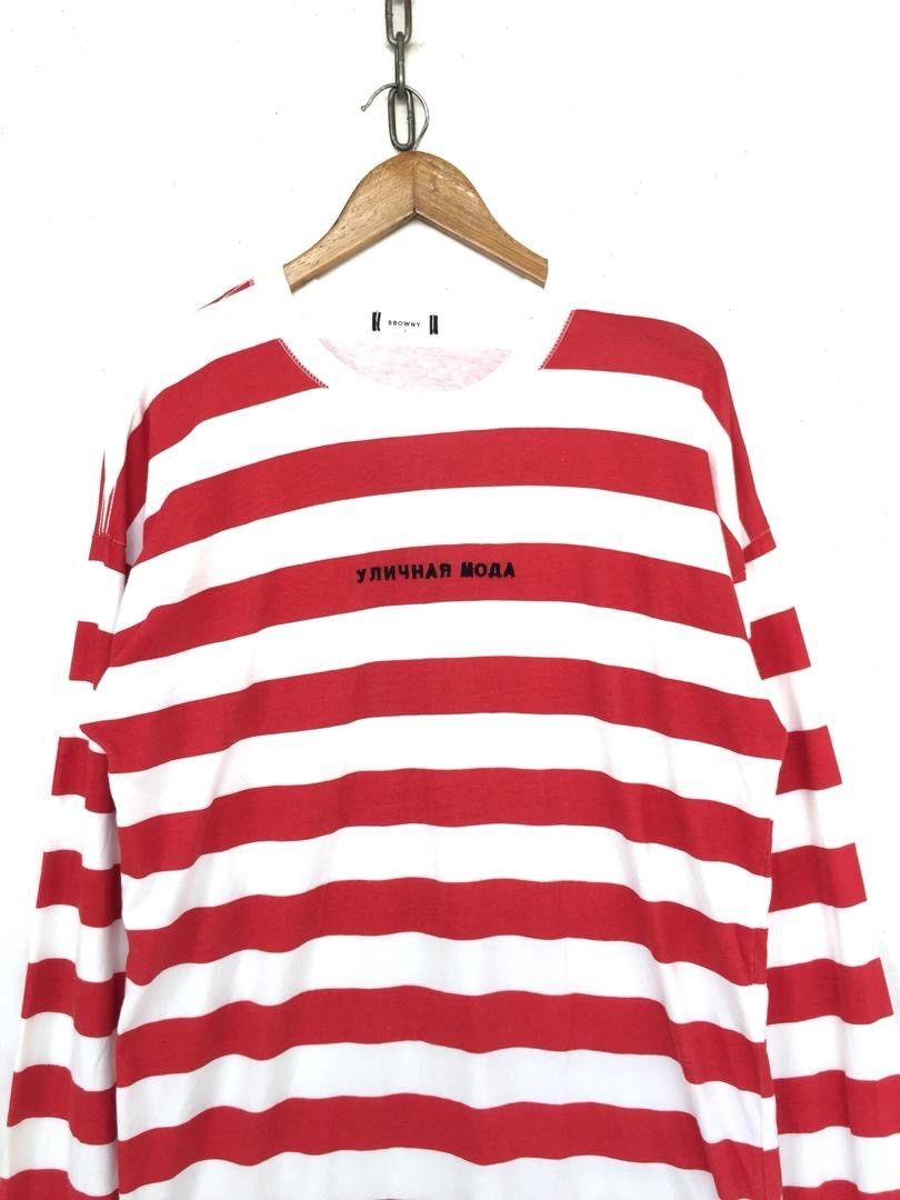Japanese Streetwear Browny Stripe Kurt Cobain Grunge