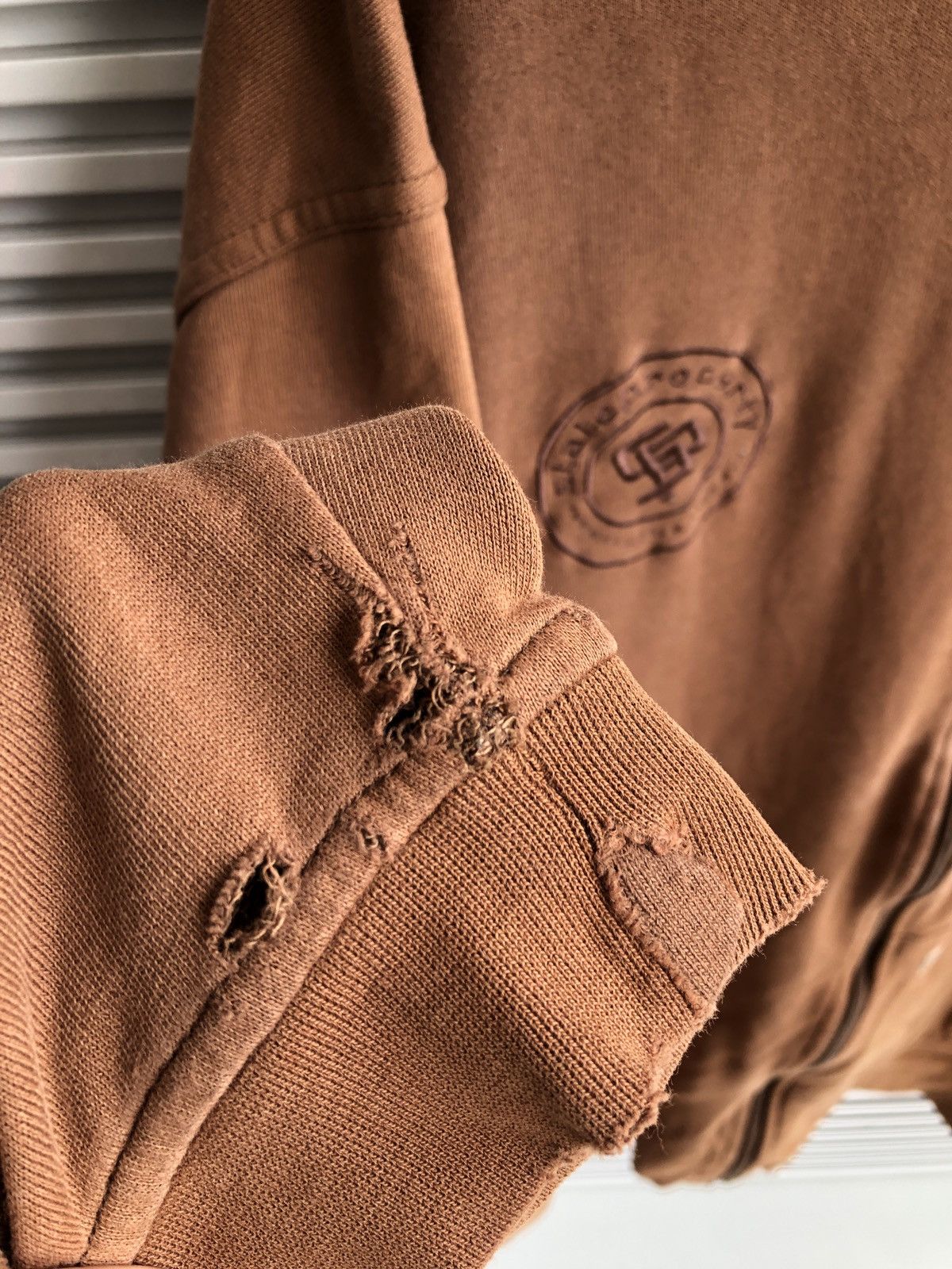 Japanese Brand Vintage State Property Zipper Sweater/ Travis Flacko Scott Size US XXL / EU 58 / 5 - 7 Thumbnail