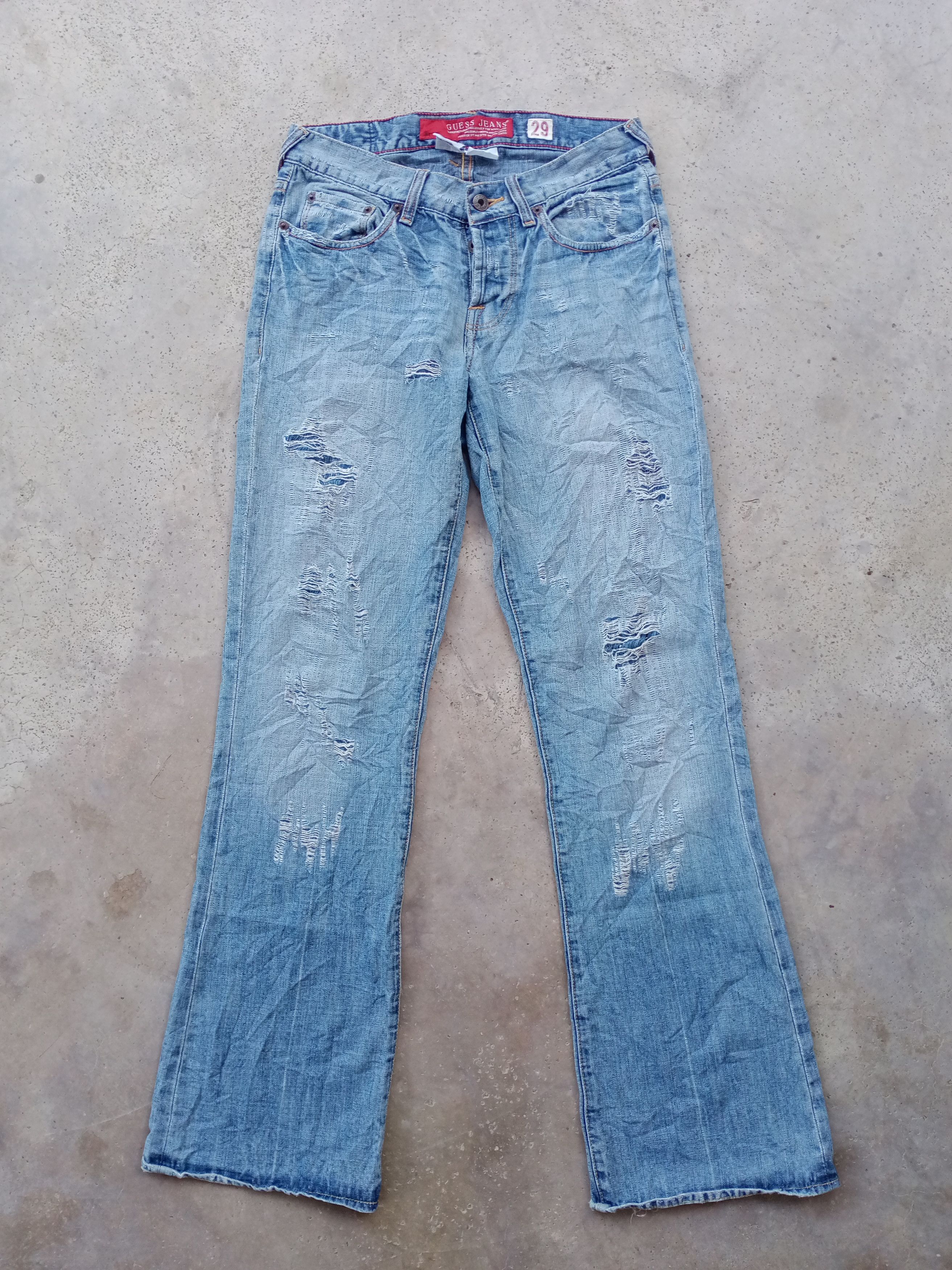 Guess jeans distressed denim