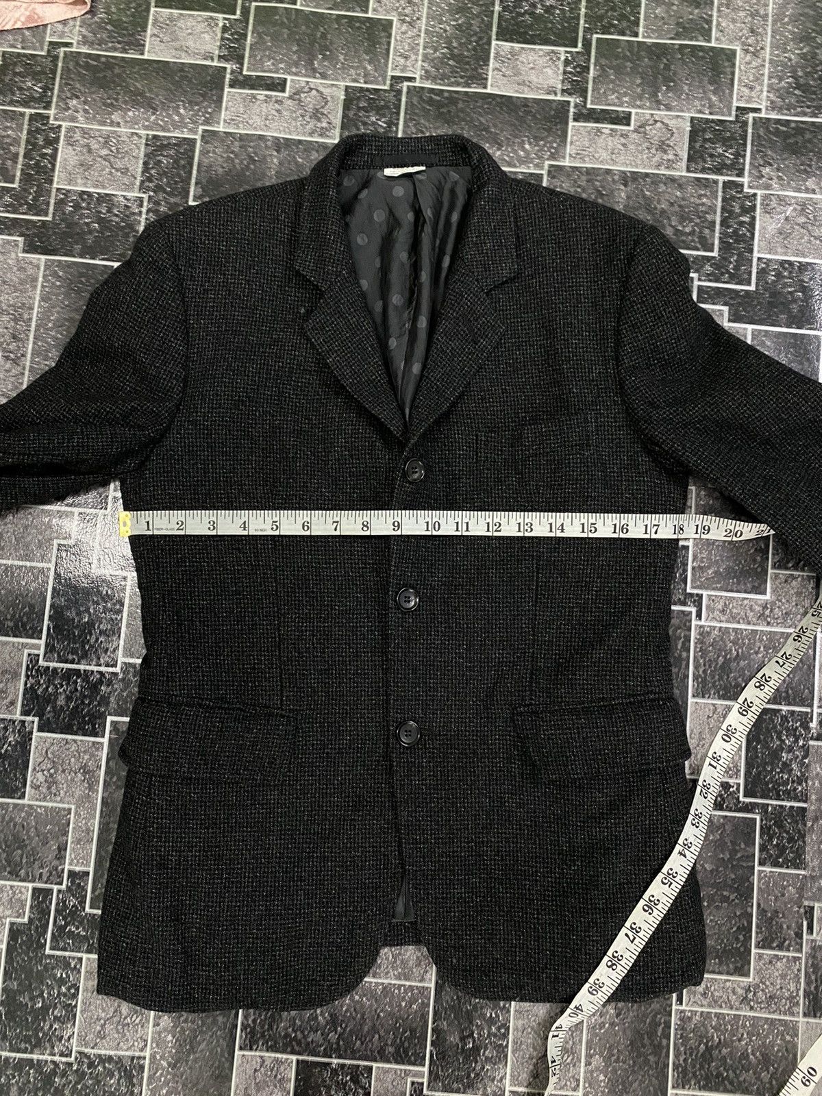 Comme des Garcons × Comme des Garcons Homme Plus × Junya Watanabe Comme Des Garcons Homme Deux Blazer XS Size Size 36S - 11 Thumbnail