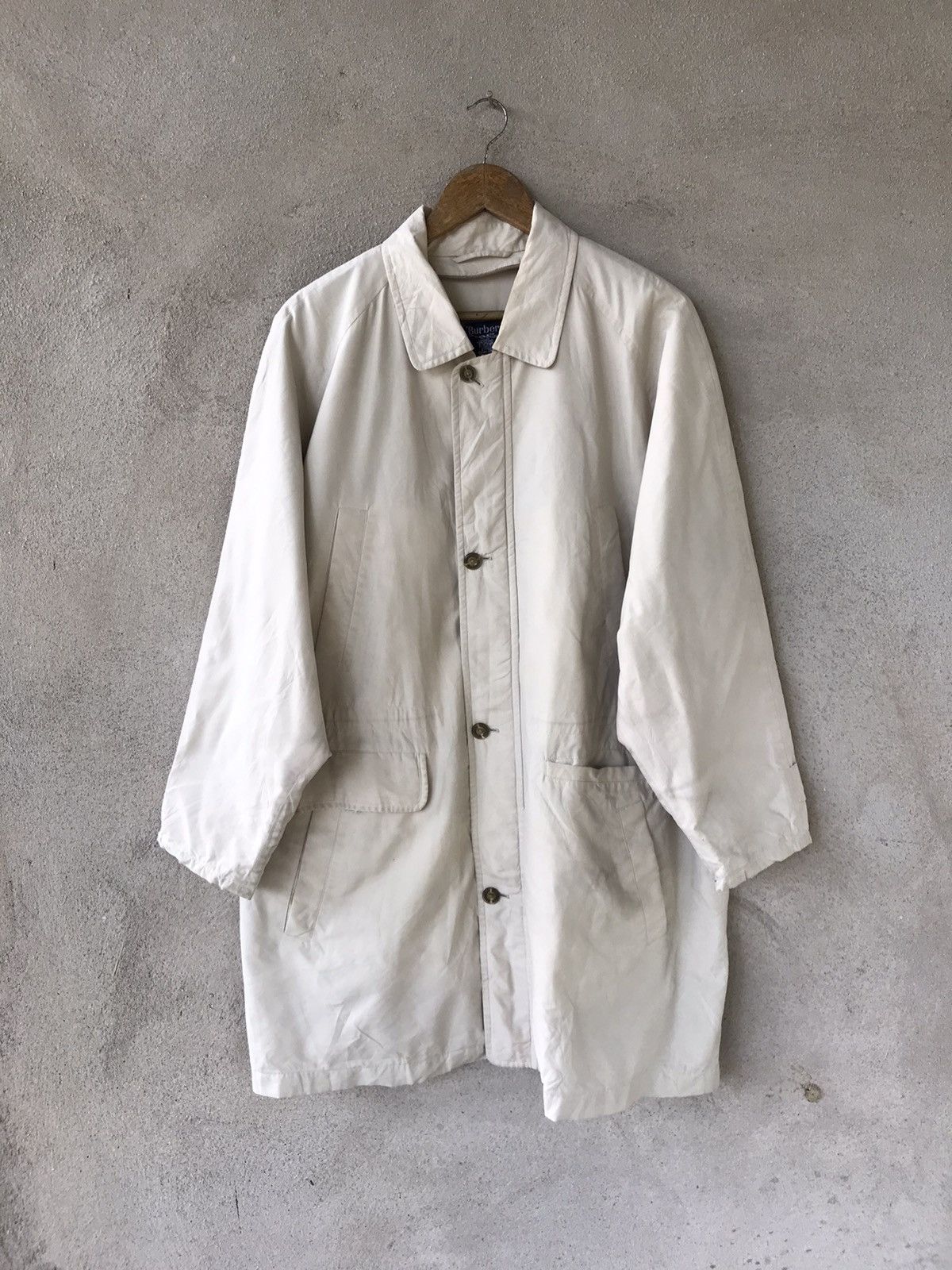 Burberry × Vintage RARE VINTAGE BURBERRY LONG JACKET Size US L / EU 52-54 / 3 - 2 Thumbnail