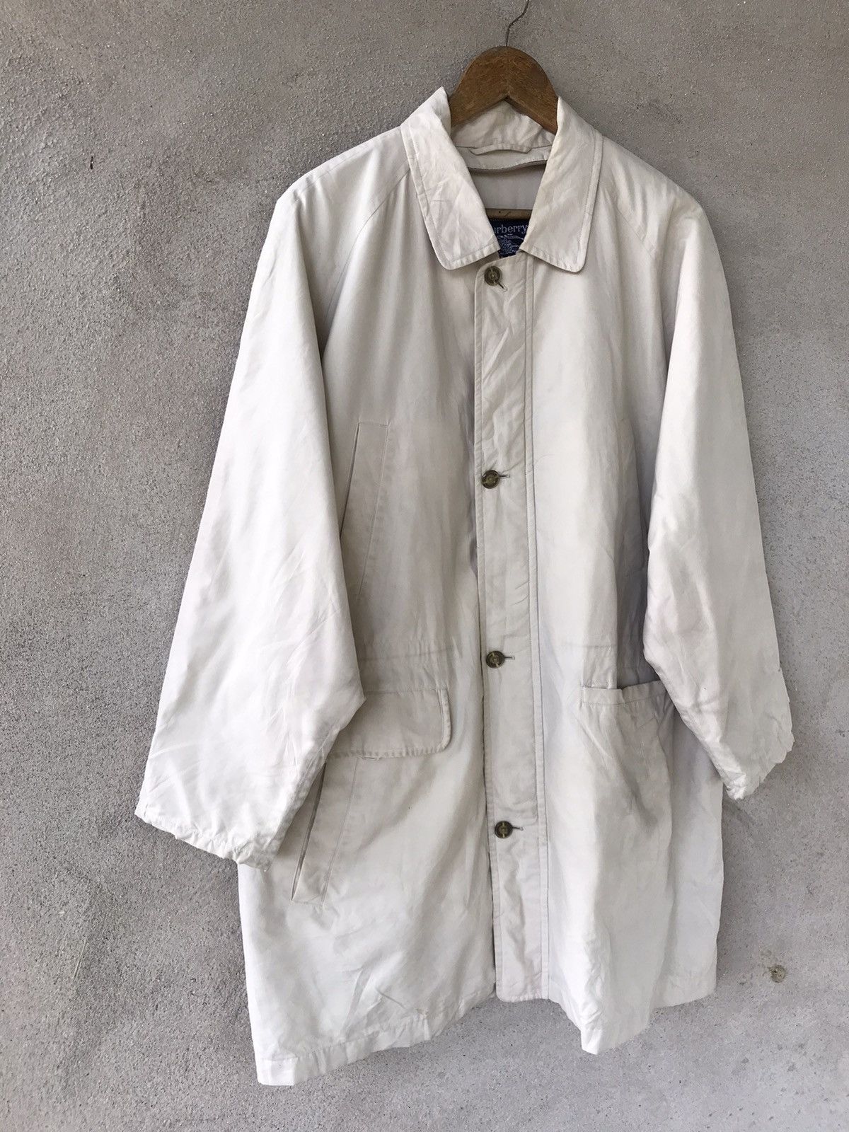 Burberry × Vintage RARE VINTAGE BURBERRY LONG JACKET Size US L / EU 52-54 / 3 - 4 Thumbnail