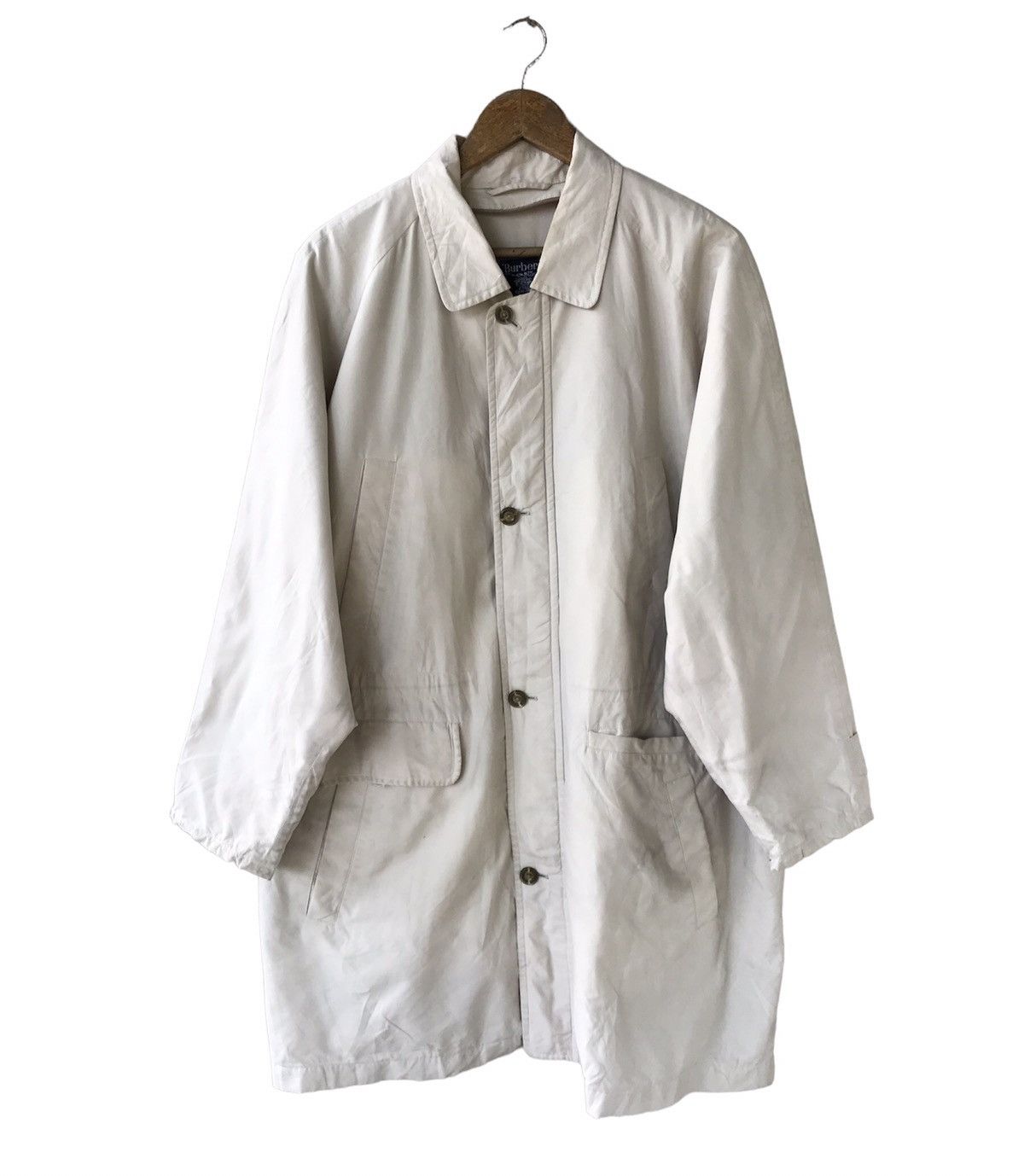 Burberry × Vintage RARE VINTAGE BURBERRY LONG JACKET Size US L / EU 52-54 / 3 - 1 Thumbnail