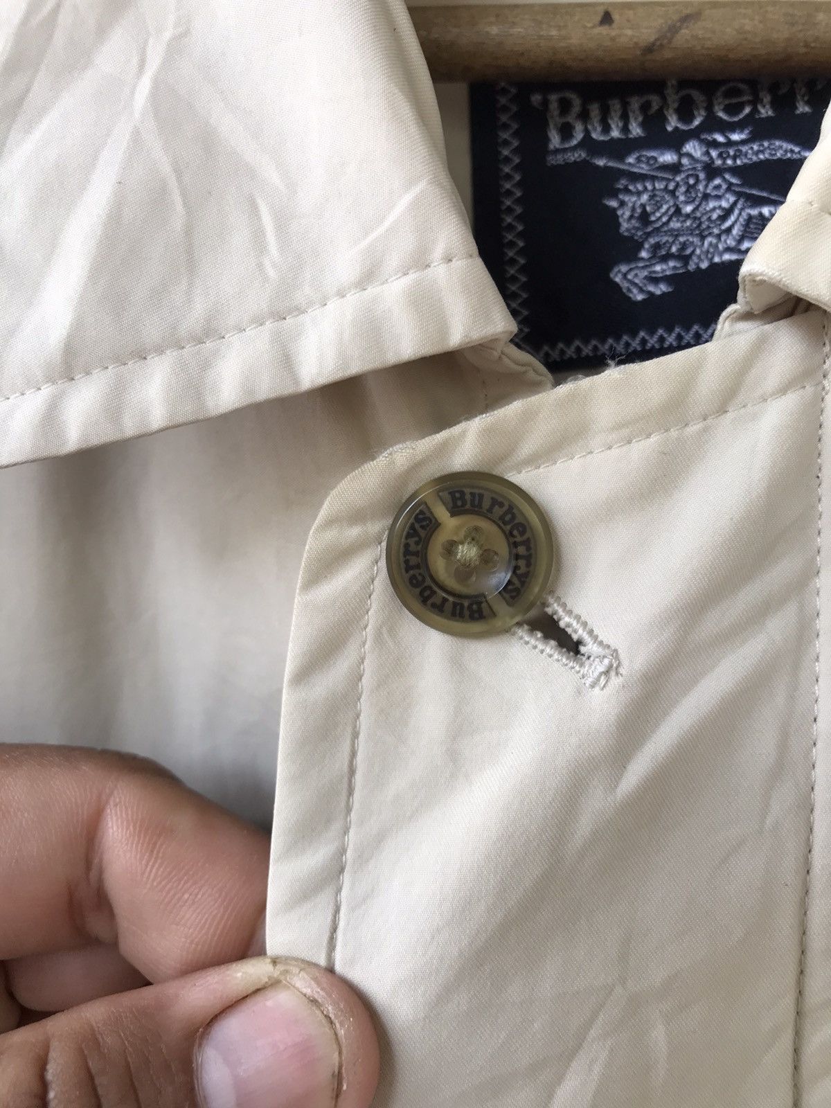 Burberry × Vintage RARE VINTAGE BURBERRY LONG JACKET Size US L / EU 52-54 / 3 - 6 Thumbnail