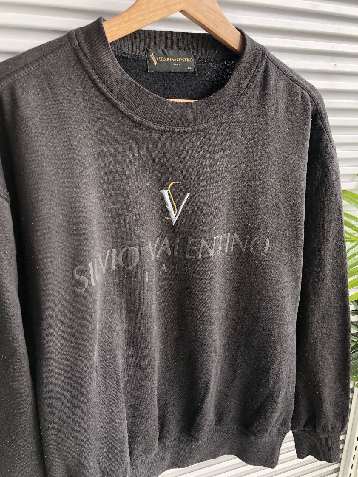 Japanese Brand Vintage Silvio Valentino Crewneck Size US M / EU 48-50 / 2 - 2 Thumbnail