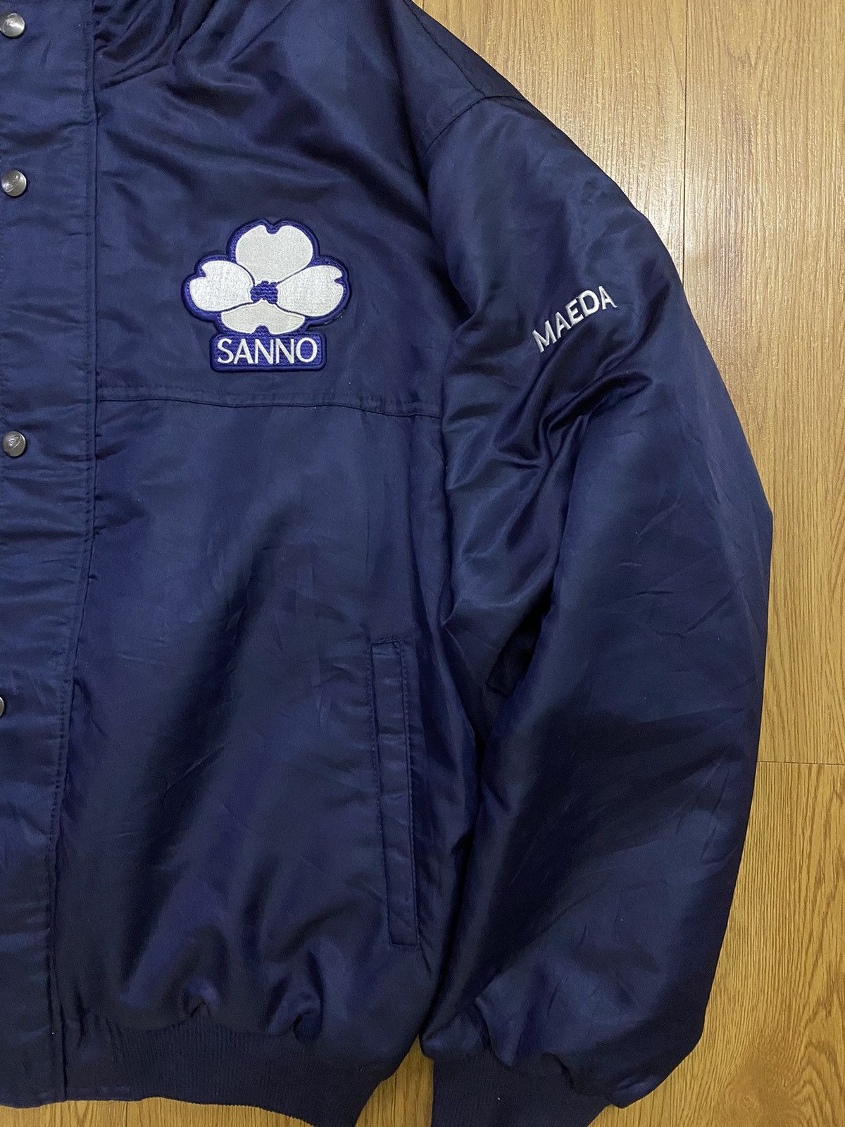 Asics Asics Sanno Maeda Patch Logo Jacket Size US L / EU 52-54 / 3 - 3 Thumbnail