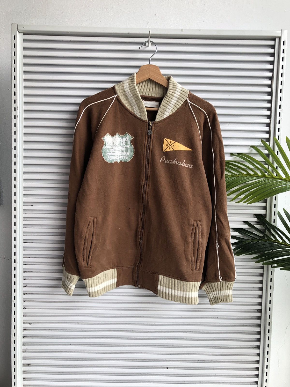 Japanese Brand Vintage Peakaboo Zipper Sweater Size US L / EU 52-54 / 3 - 1 Thumbnail