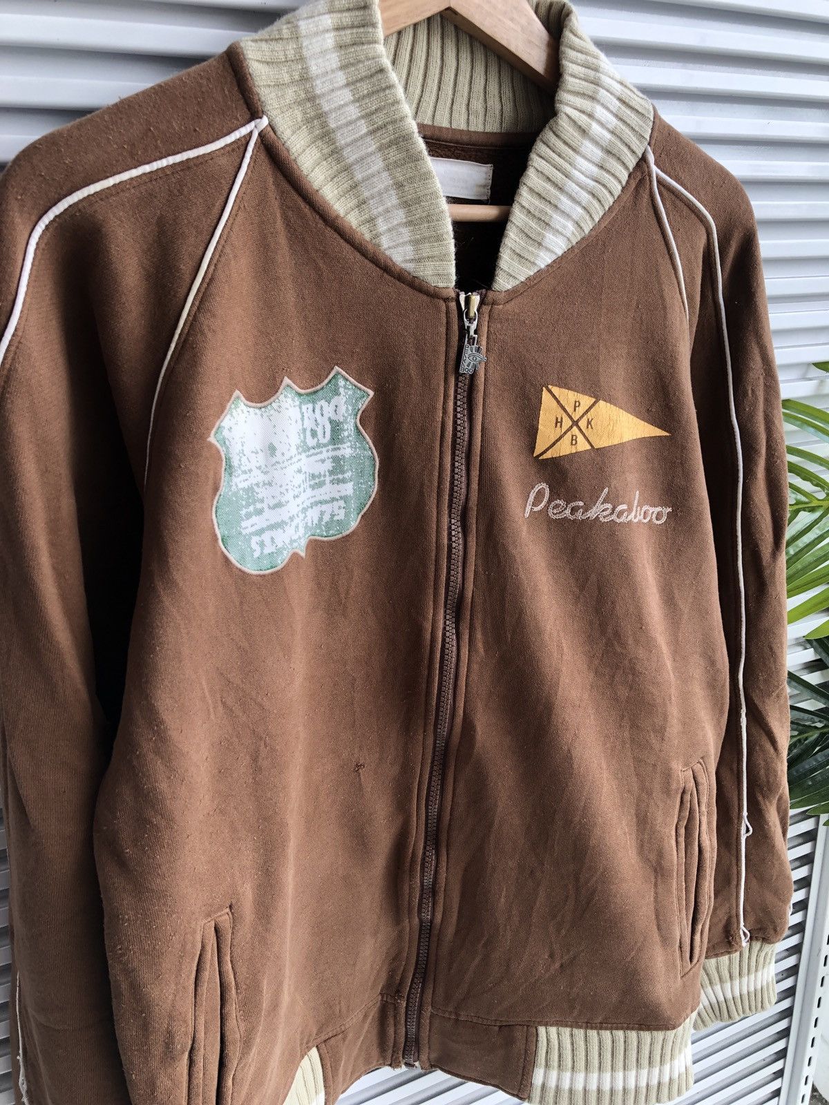 Japanese Brand Vintage Peakaboo Zipper Sweater Size US L / EU 52-54 / 3 - 2 Thumbnail