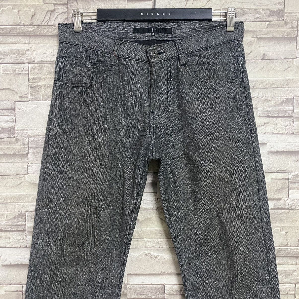 NO ID Japanese Brand NO ID Salt&Papper Pants Buckle Back Size US 31 - 5 Thumbnail