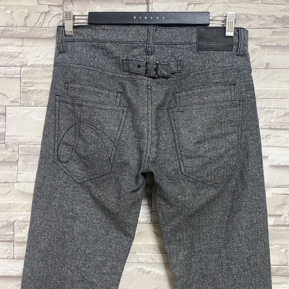 NO ID Japanese Brand NO ID Salt&Papper Pants Buckle Back Size US 31 - 11 Thumbnail