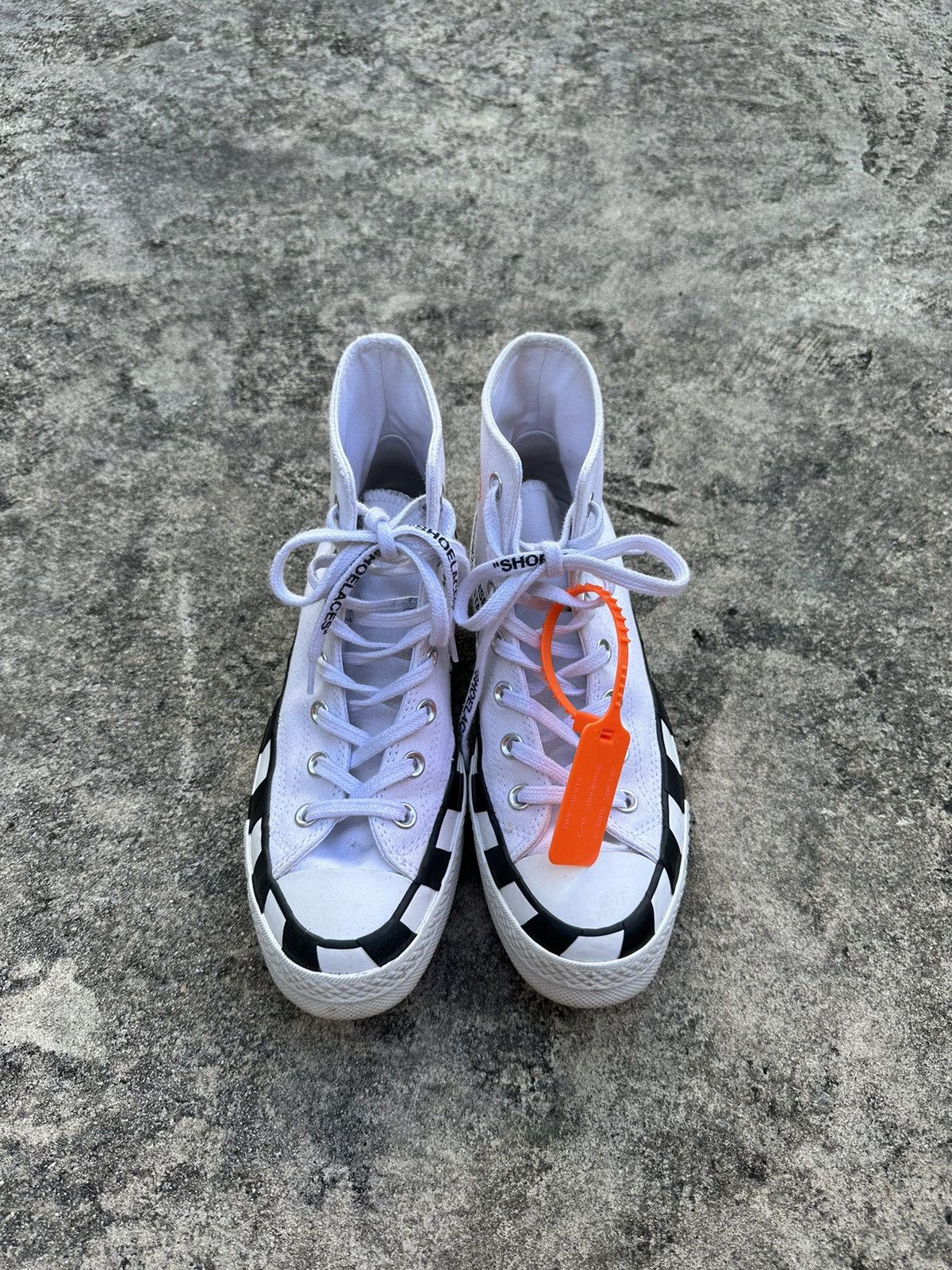 Converse × Off-White OFF-WHITE CONVERSE Size US 6 / EU 39 - 4 Thumbnail