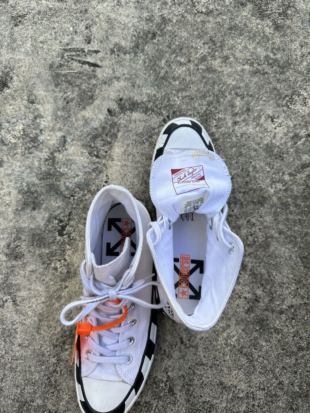 Converse × Off-White OFF-WHITE CONVERSE Size US 6 / EU 39 - 6 Thumbnail