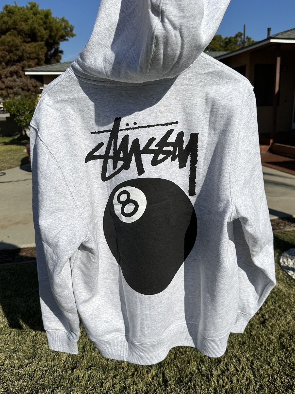 Stussy 8 Ball Hoodie Gray size M Men