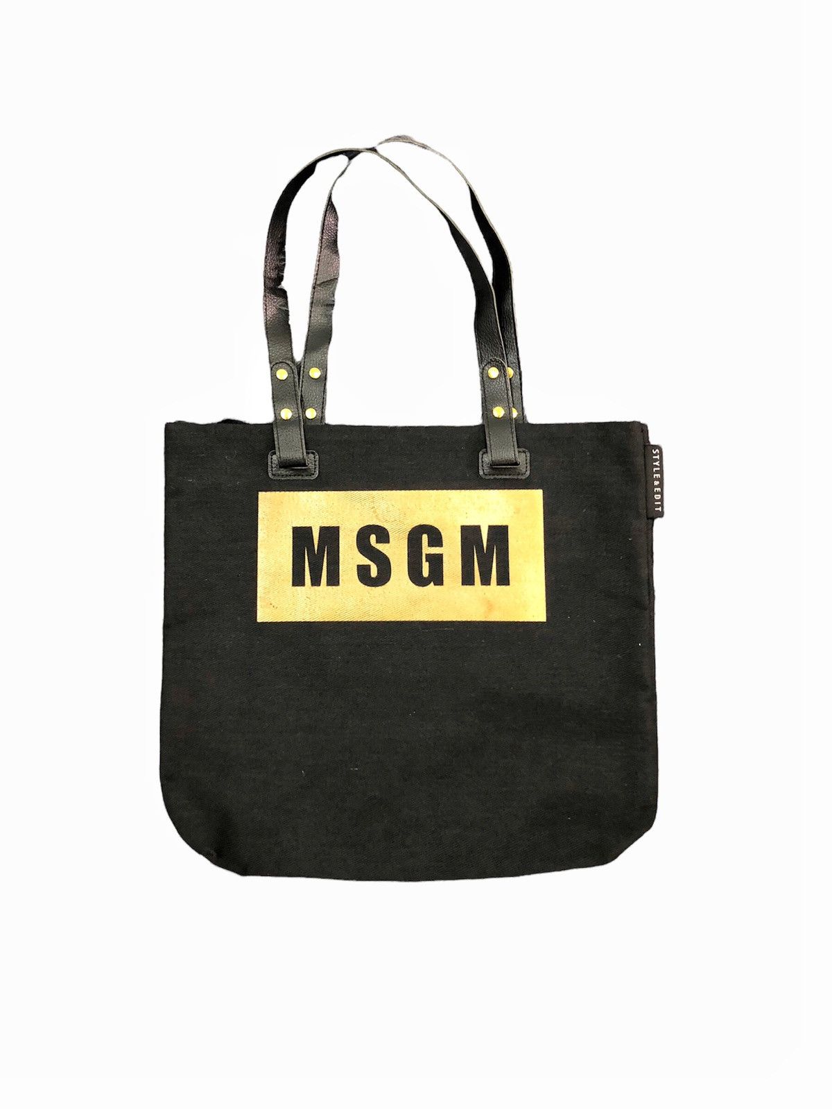 MSGM Black casual tote bag by MSGM x Style & Edit Size ONE SIZE - 1 Thumbnail