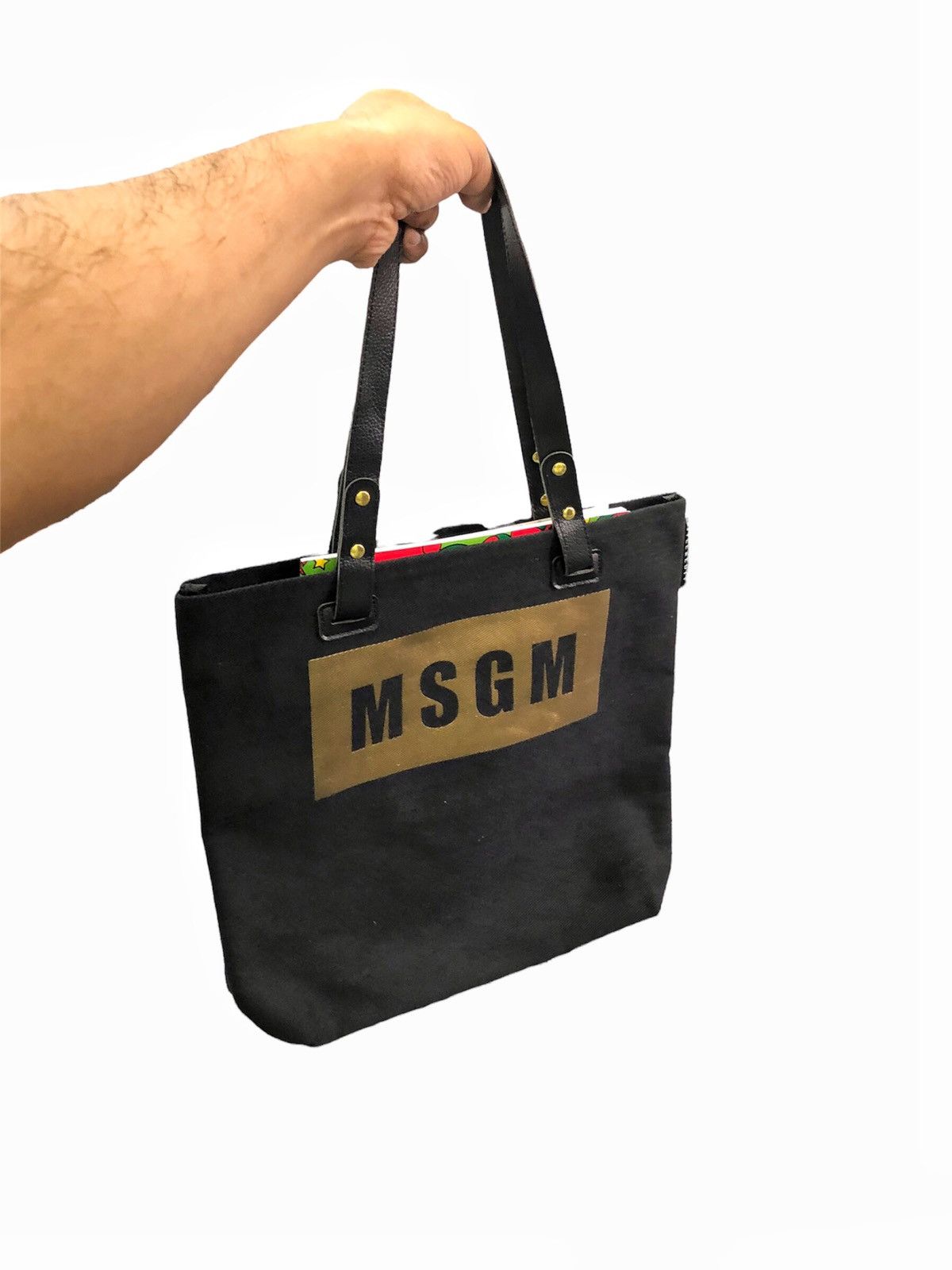 MSGM Black casual tote bag by MSGM x Style & Edit Size ONE SIZE - 6 Thumbnail