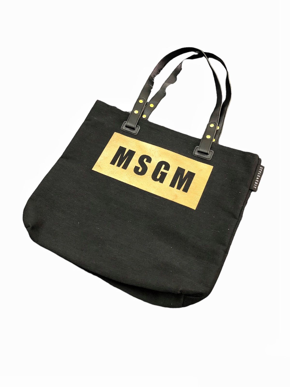 MSGM Black casual tote bag by MSGM x Style & Edit Size ONE SIZE - 3 Thumbnail
