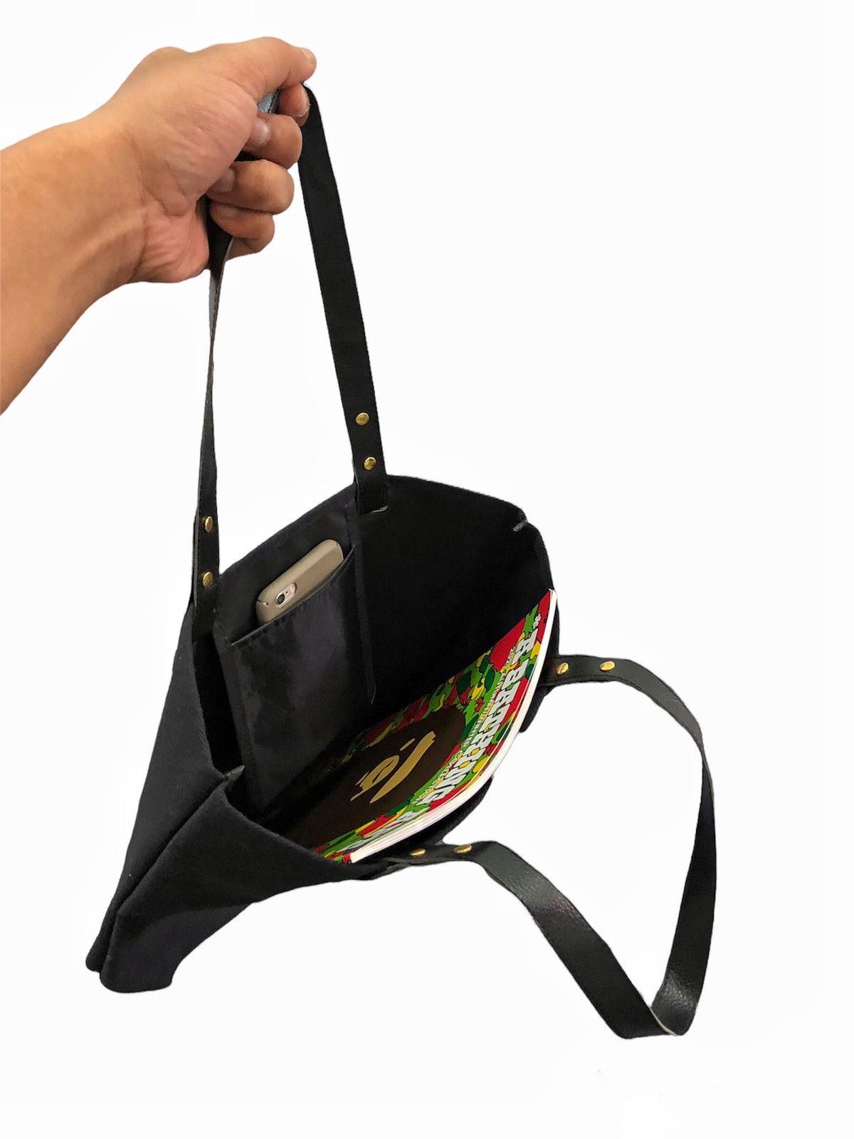 MSGM Black casual tote bag by MSGM x Style & Edit Size ONE SIZE - 7 Thumbnail