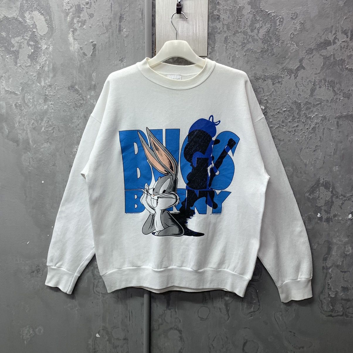 Vintage Vintage 90s Bugs Bunny Big Logo Crewneck Sweatshirt Size US L / EU 52-54 / 3 - 2 Thumbnail