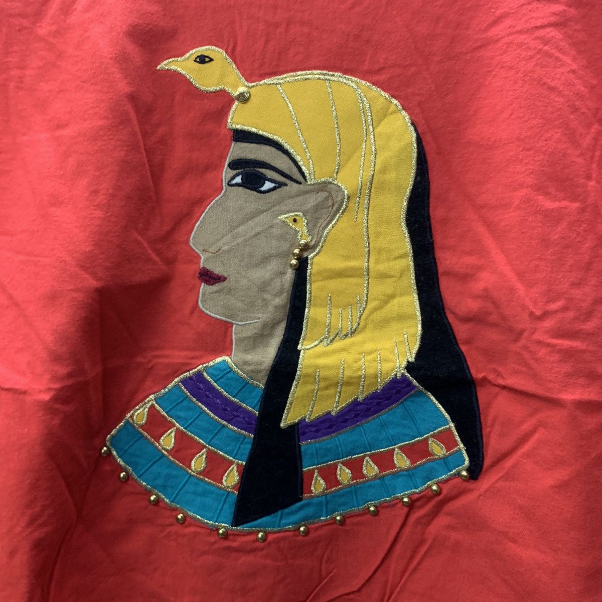 Vintage Vintage Pharaoh Embroidered Crewneck Sweatshirt Size US L / EU 52-54 / 3 - 3 Thumbnail