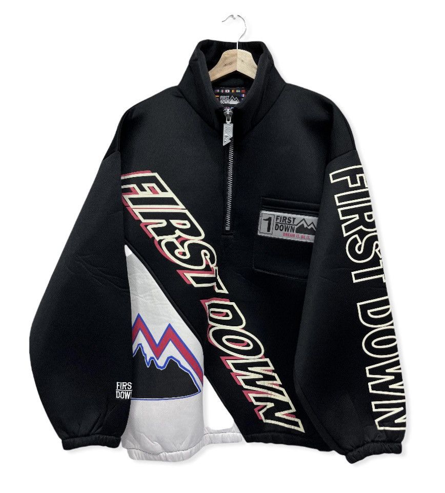 Vintage FIRSTDOWN Polyester Sponge Sweat Shirt New Old Stock