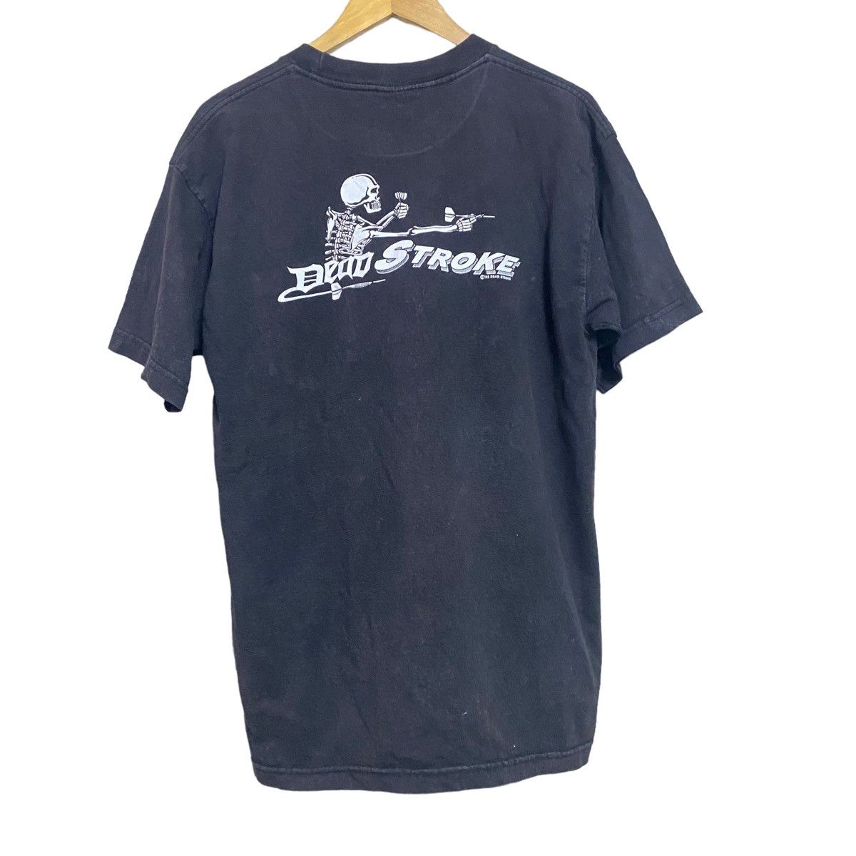 Vintage Vintage 1995 Dead Stroke Skeleton Dart Tee Size US M / EU 48-50 / 2 - 1 Thumbnail