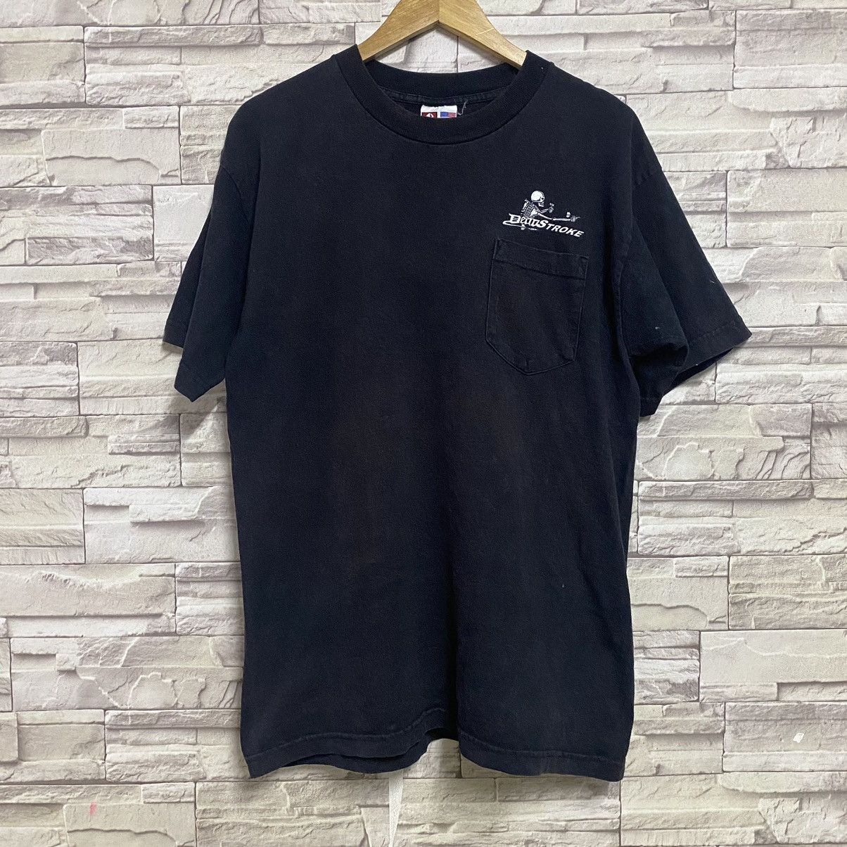 Vintage Vintage 1995 Dead Stroke Skeleton Dart Tee Size US M / EU 48-50 / 2 - 3 Thumbnail