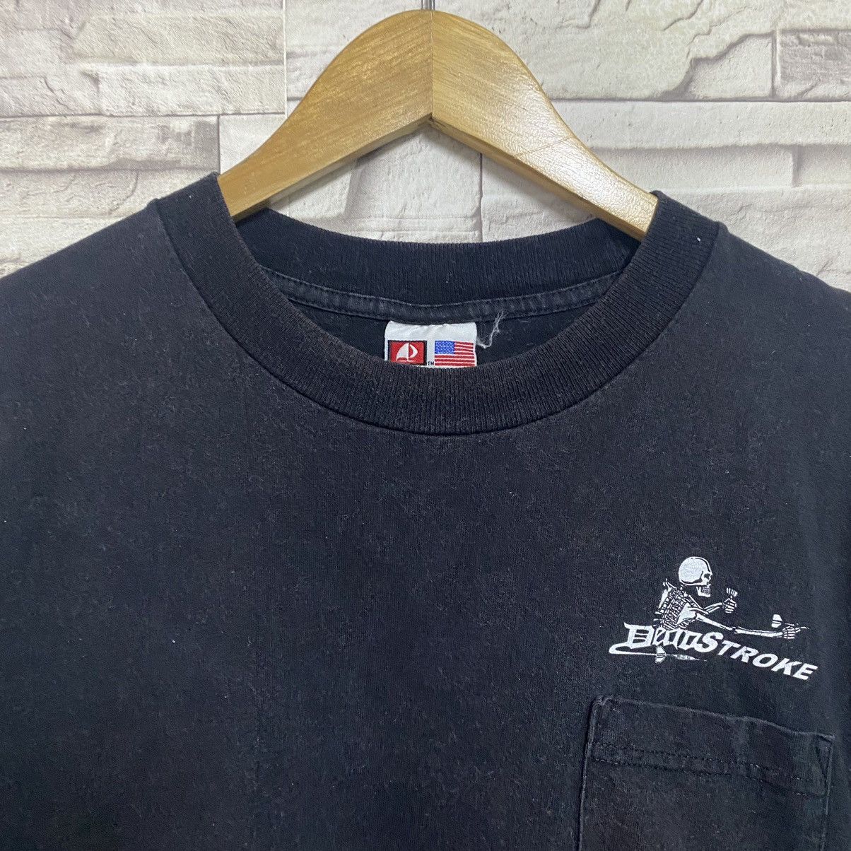 Vintage Vintage 1995 Dead Stroke Skeleton Dart Tee Size US M / EU 48-50 / 2 - 4 Thumbnail