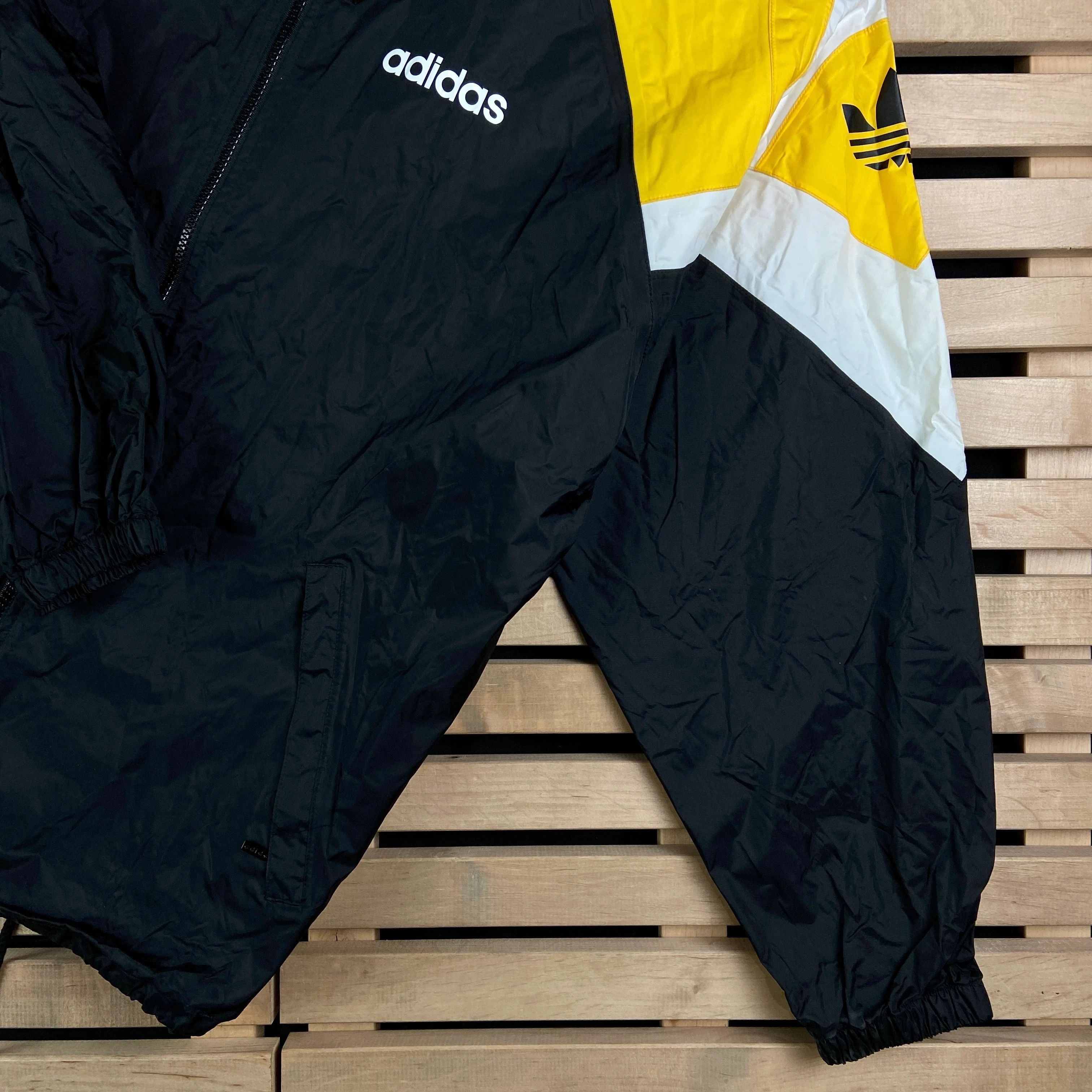 Adidas × Vintage Mens Hooded Jacket Adidas Vintage Size L Size US L / EU 52-54 / 3 - 4 Thumbnail