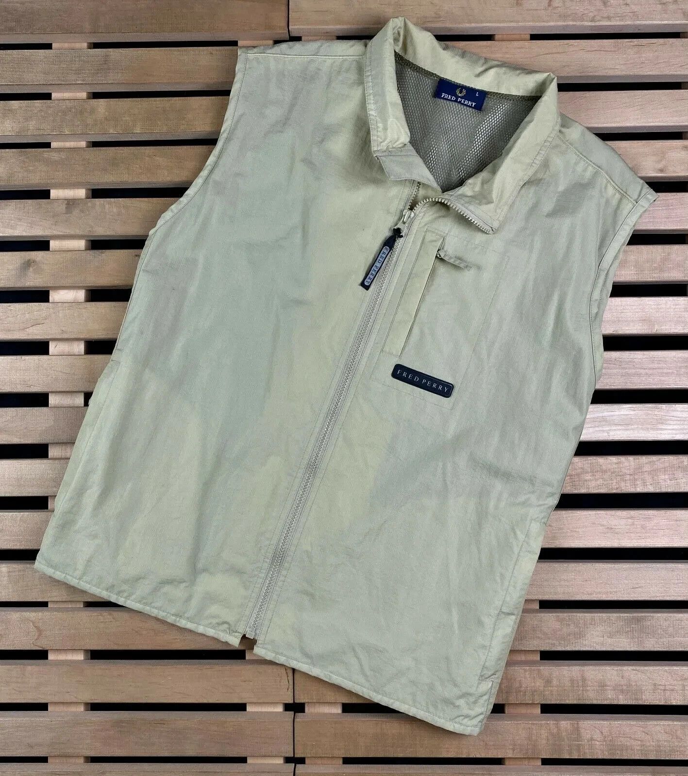 Fred Perry × Vintage Mens Vest Weistcoat Fred Perry Vintage Size L Size US L / EU 52-54 / 3 - 1 Thumbnail