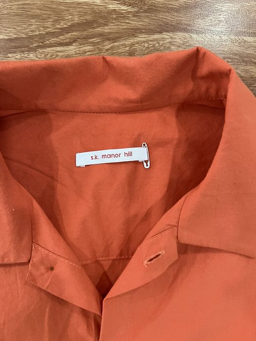 S.K. Manor Hill Orange Sage Shirt | Grailed