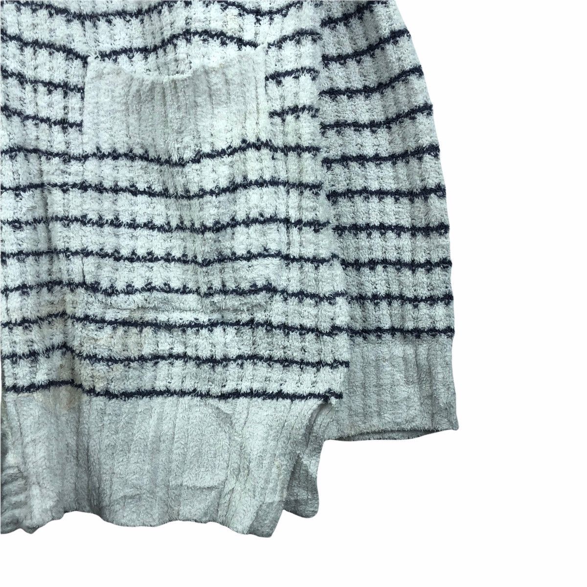 Japanese Brand Gelato Pique Stripe Fleece Cardigan Sweater