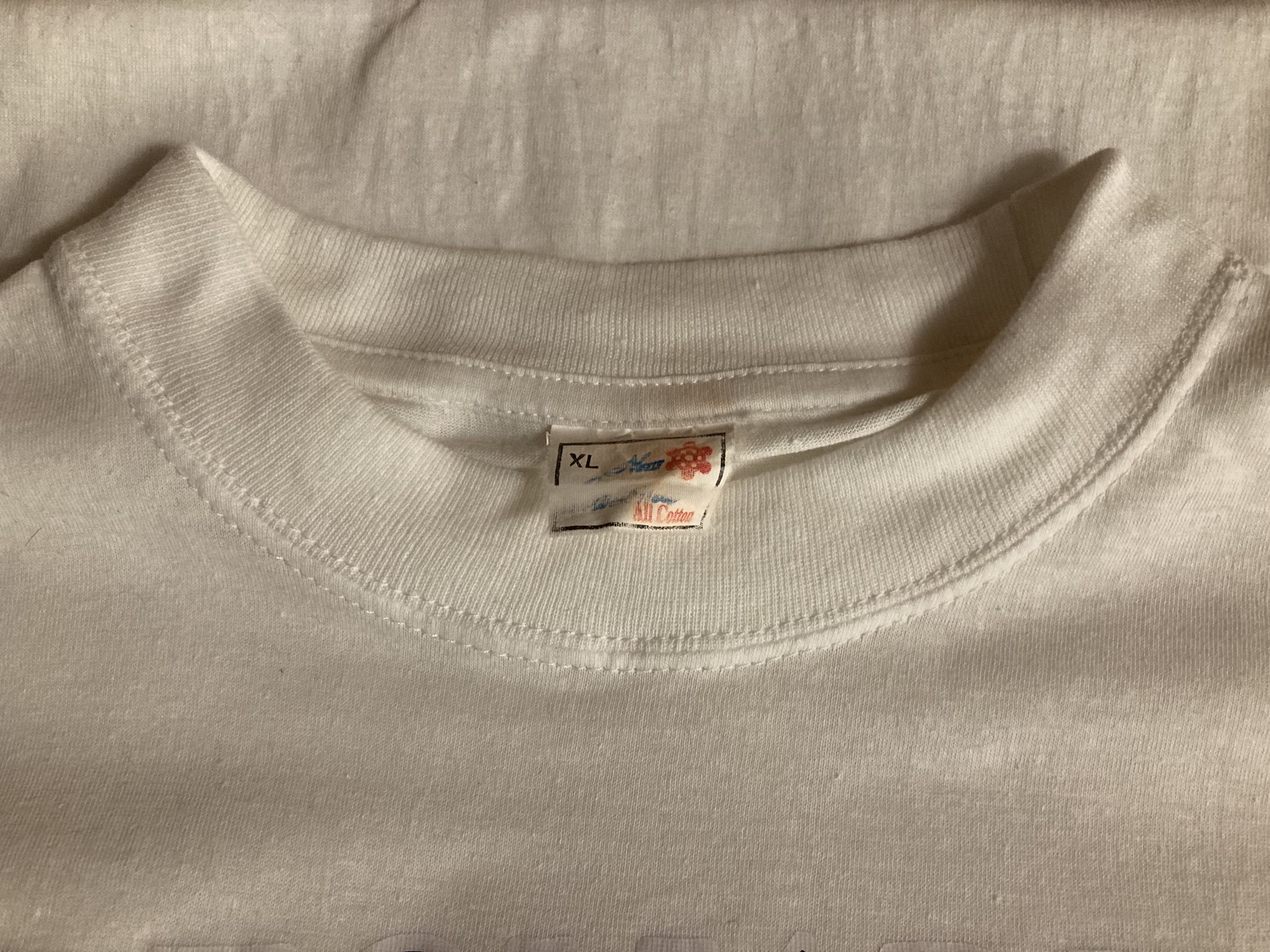 Vintage VINTAGE LEONARDO DA VINCI WHITE TEE SHIRT Size US L / EU 52-54 / 3 - 4 Thumbnail