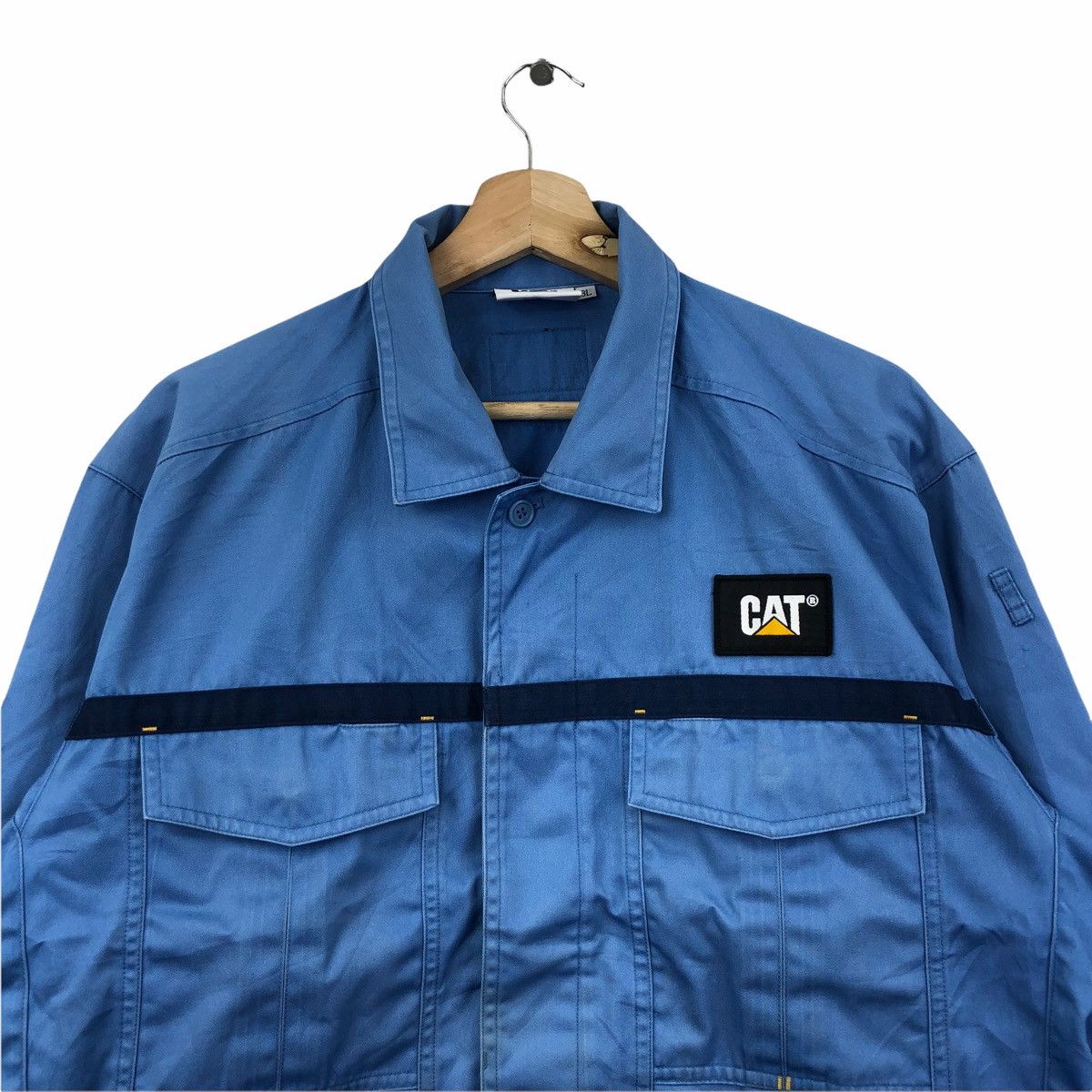 Vintage 90s Cat Caterpillar Essentials Uniform Jacket