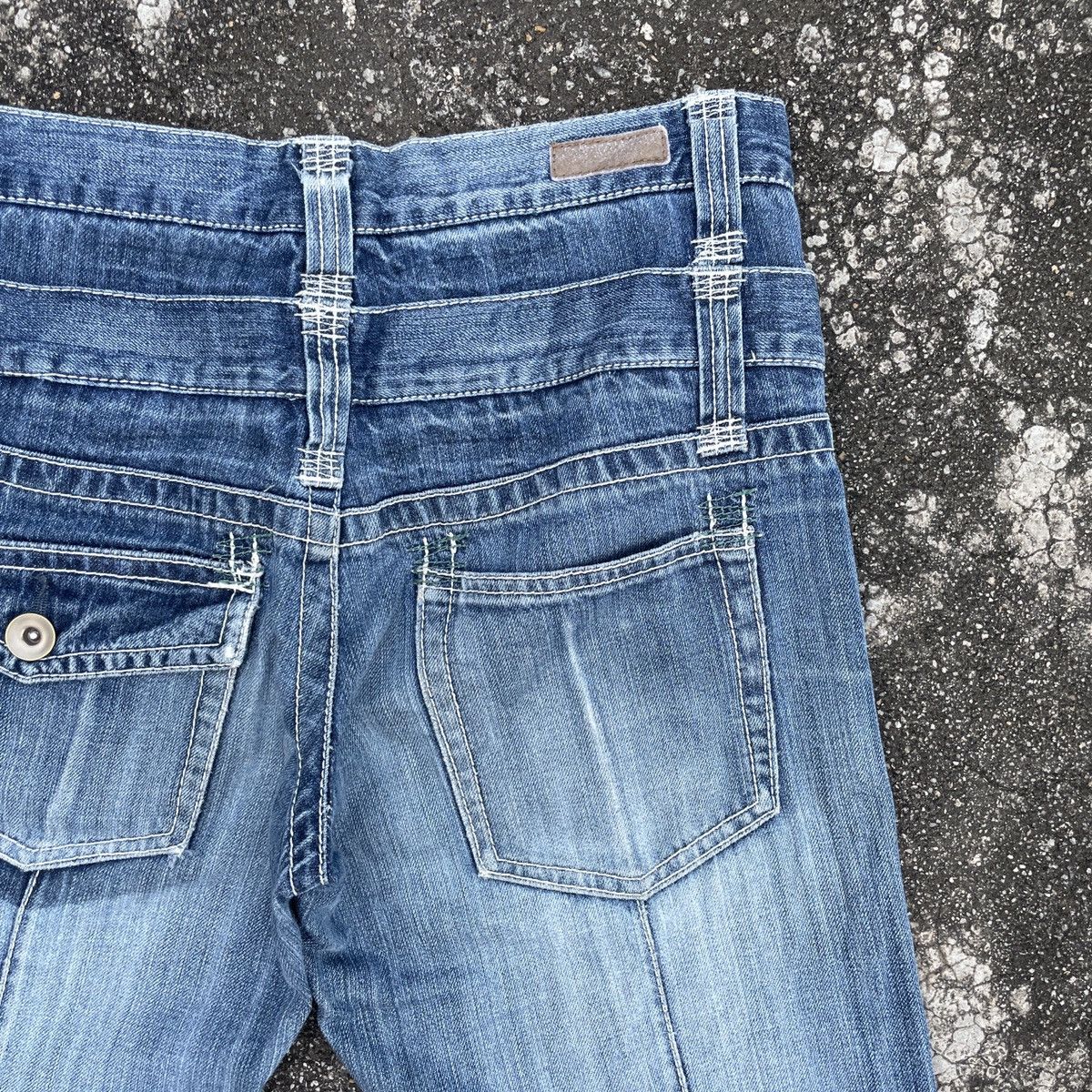 American Apparel Vintage Fiapper Double Waist Denim Jeans Size US 32 / EU 48 - 7 Thumbnail