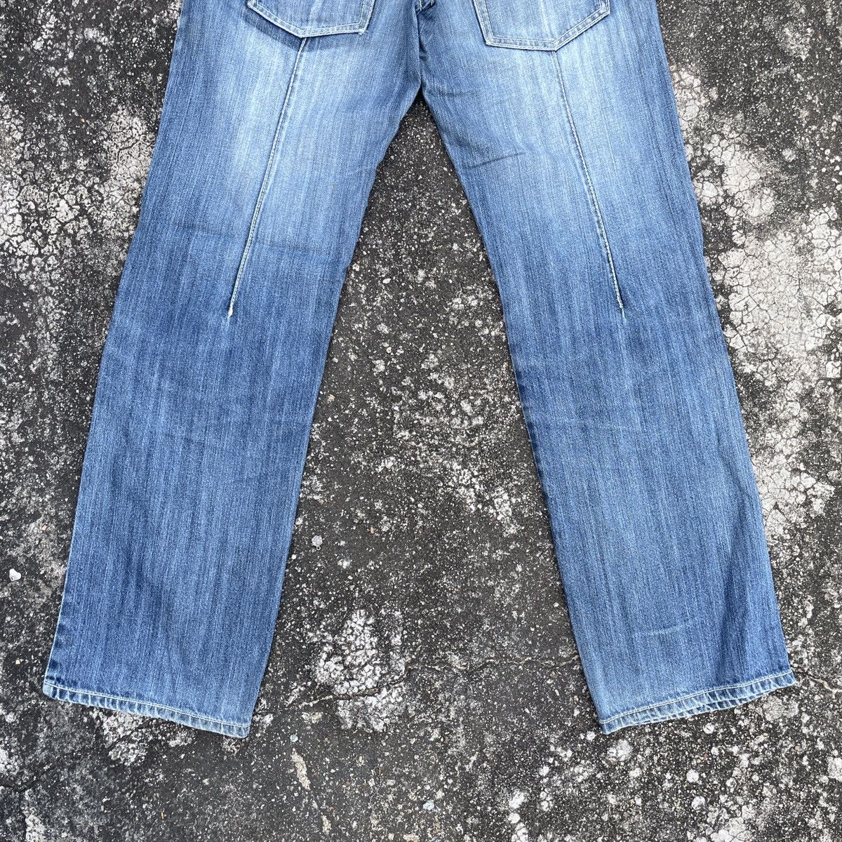 American Apparel Vintage Fiapper Double Waist Denim Jeans Size US 32 / EU 48 - 9 Thumbnail