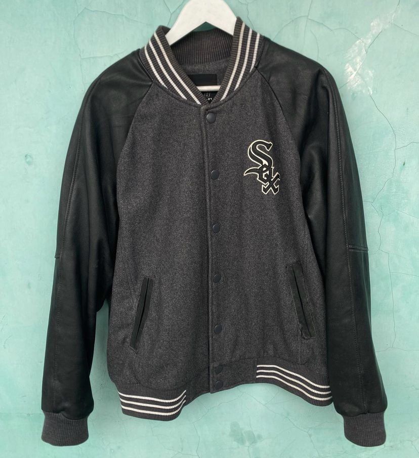 Veste Zippée Vintage Majestic – Chicago White Sox – MLB – Homme – Taille XXL – Noir