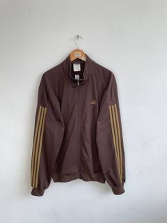 Brown Vintage Adidas Jacket | Grailed