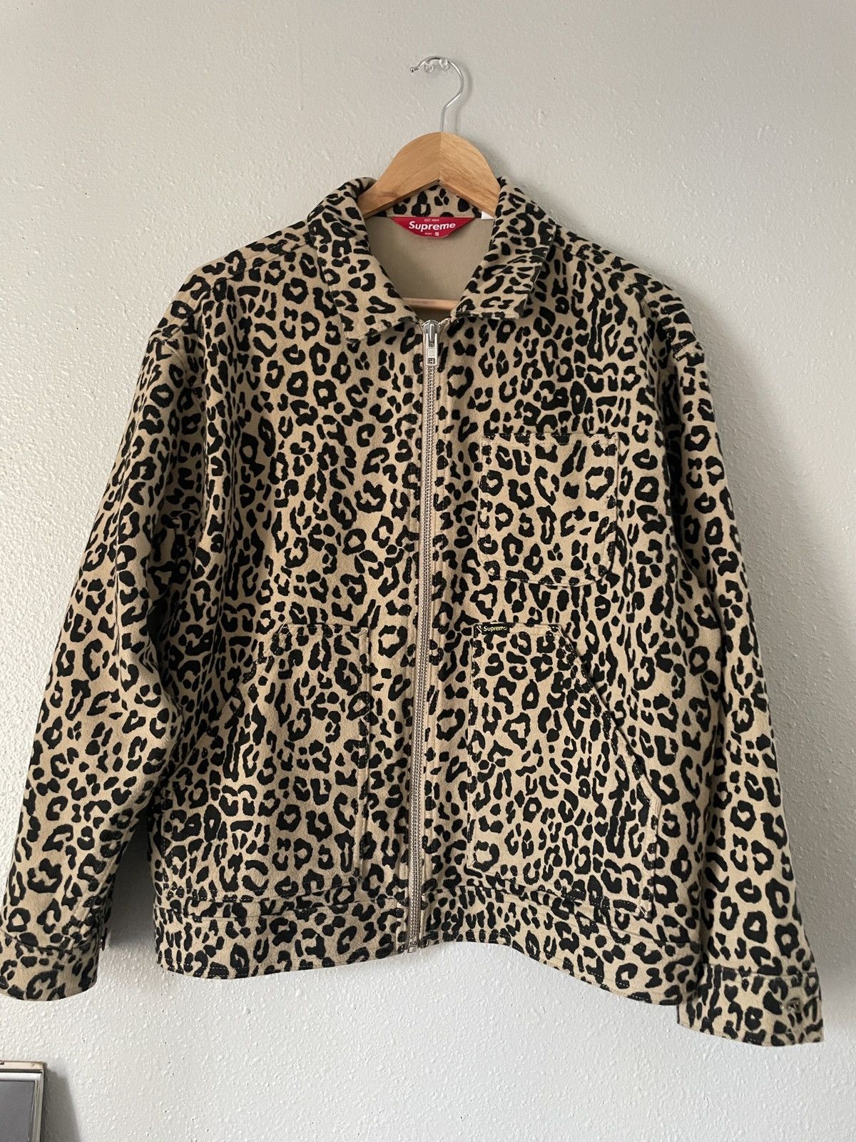 オモウマい店 Supreme Moleskin Work jacket leopard | www ...