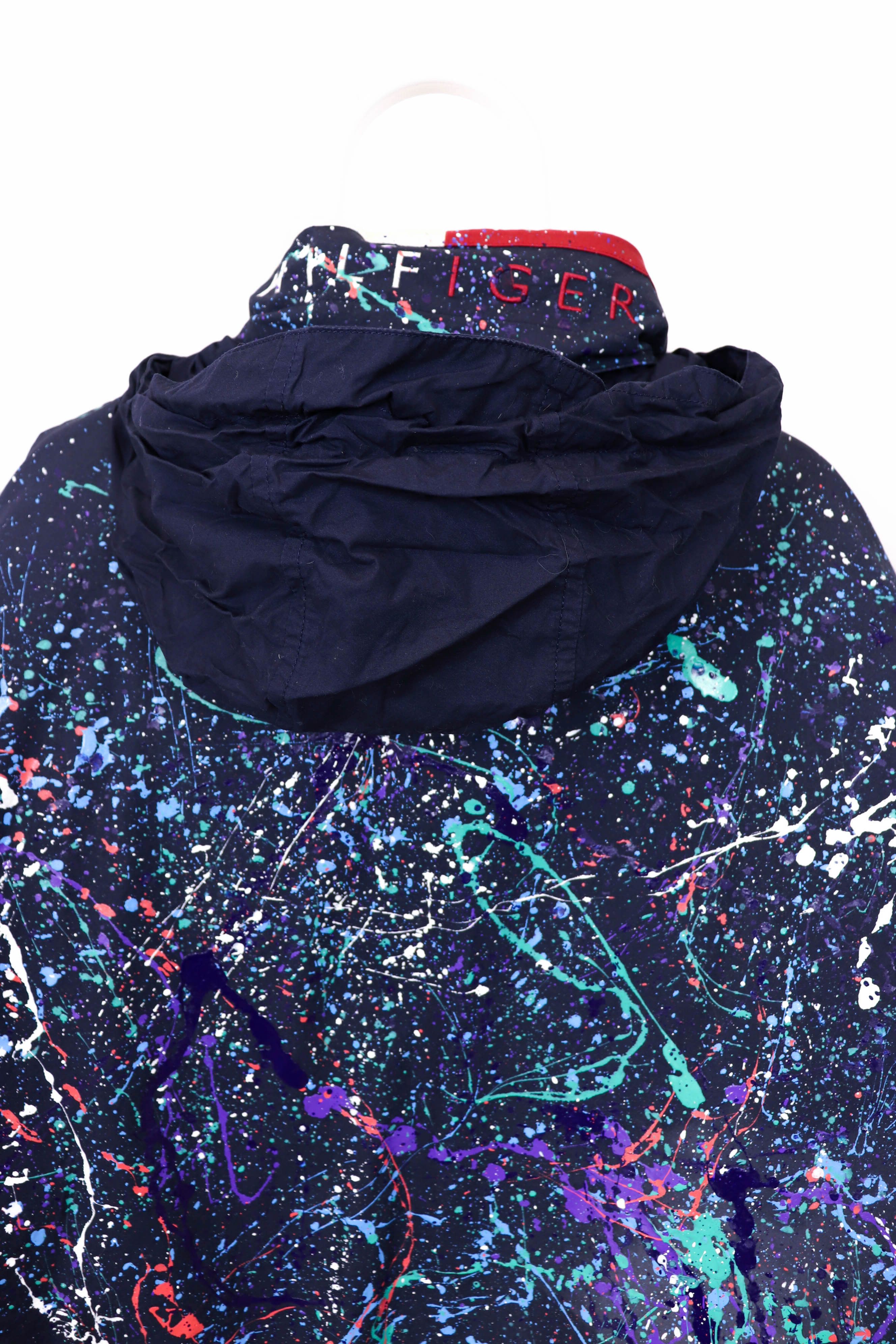 Tommy Hilfiger Tommy Hilfiger 90's Custom Hand Painted Down Puffer Jacket Size US L / EU 52-54 / 3 - 8 Thumbnail
