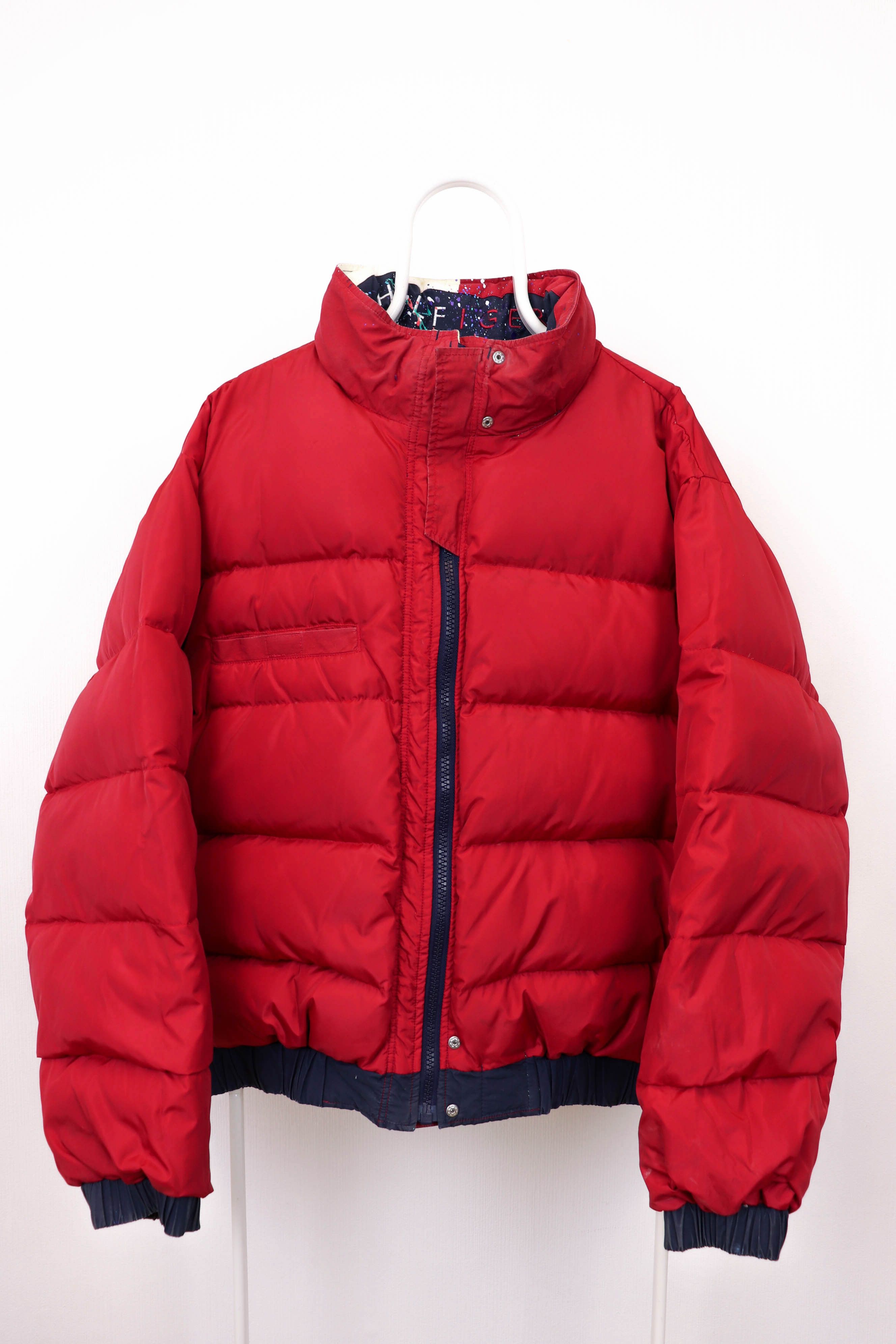 Tommy Hilfiger Tommy Hilfiger 90's Custom Hand Painted Down Puffer Jacket Size US L / EU 52-54 / 3 - 15 Thumbnail