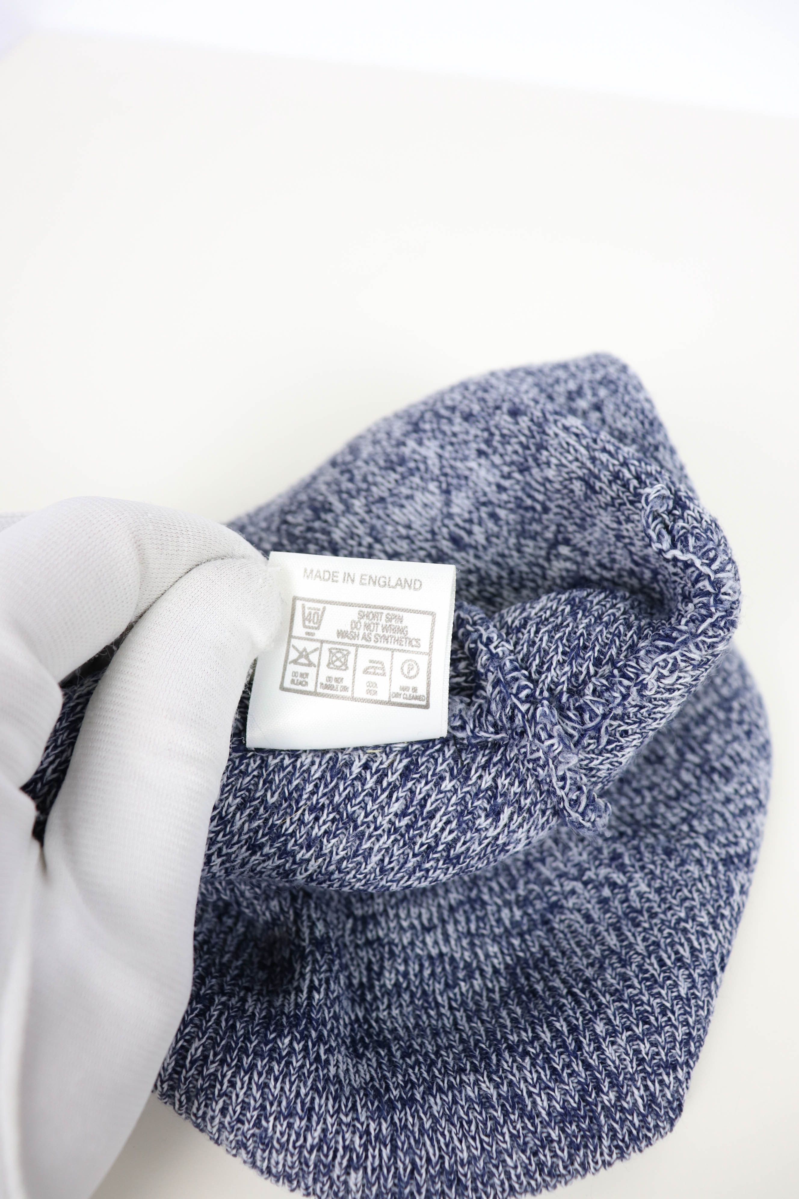 Fila × Vintage Fila Vintage 90s Melange Blue Acrylic Beanie Hat Size ONE SIZE - 8 Thumbnail
