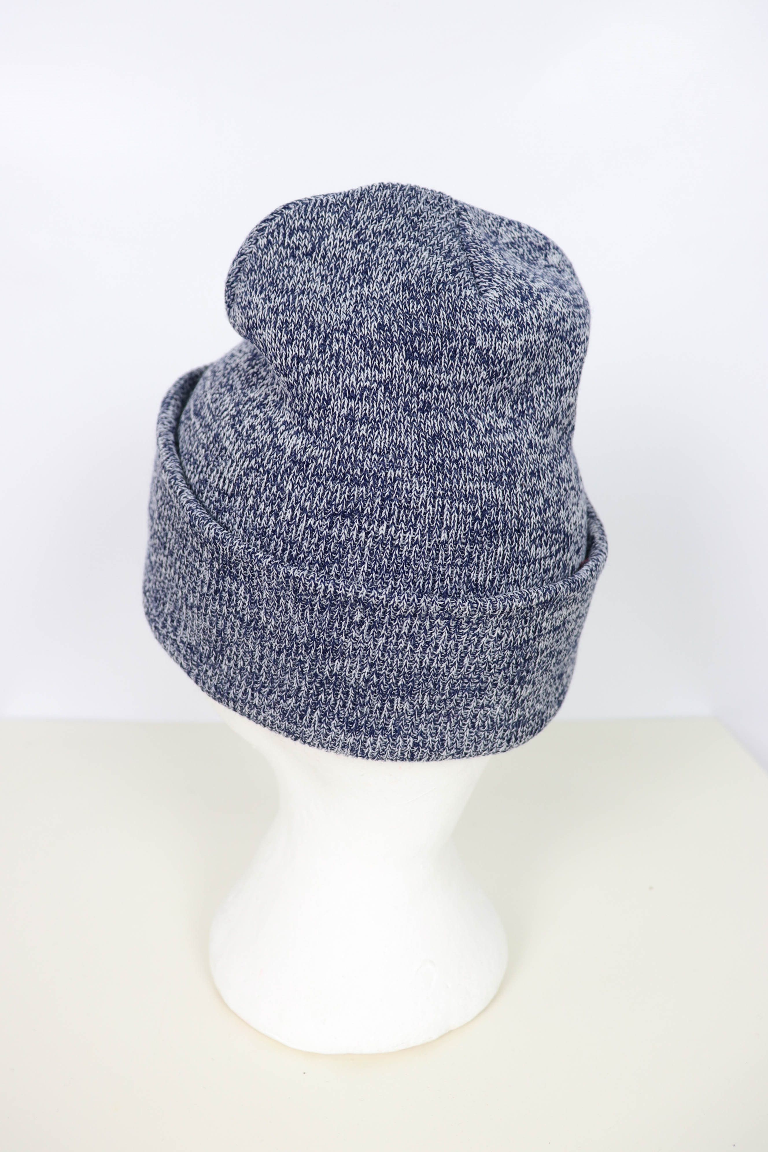 Fila × Vintage Fila Vintage 90s Melange Blue Acrylic Beanie Hat Size ONE SIZE - 5 Thumbnail