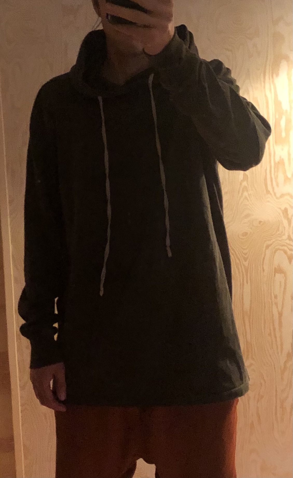 Rick Owens Drkshdw Rich Owens Drkshdw long hoodie, dark green Size US M / EU 48-50 / 2 - 15 Thumbnail