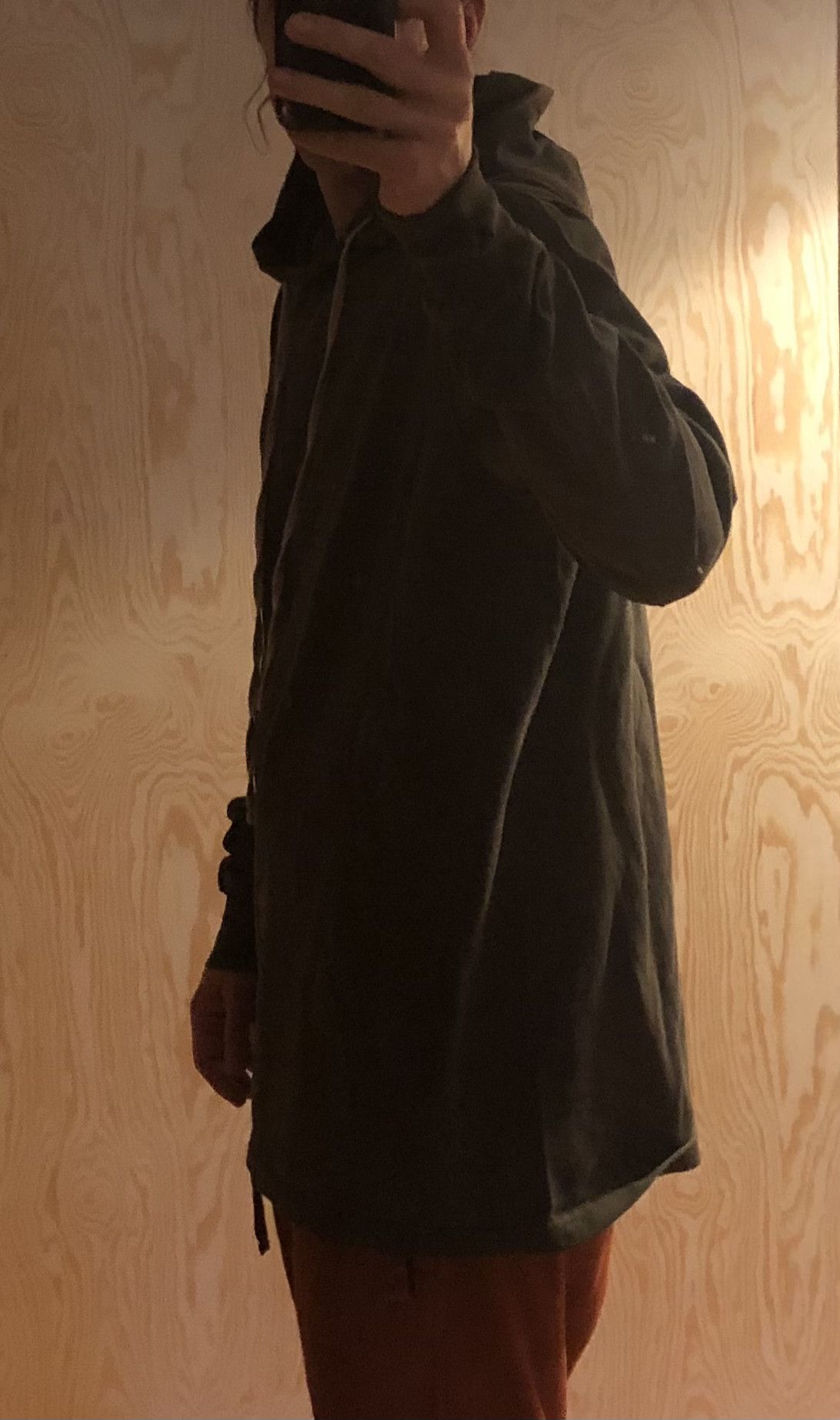 Rick Owens Drkshdw Rich Owens Drkshdw long hoodie, dark green Size US M / EU 48-50 / 2 - 16 Thumbnail