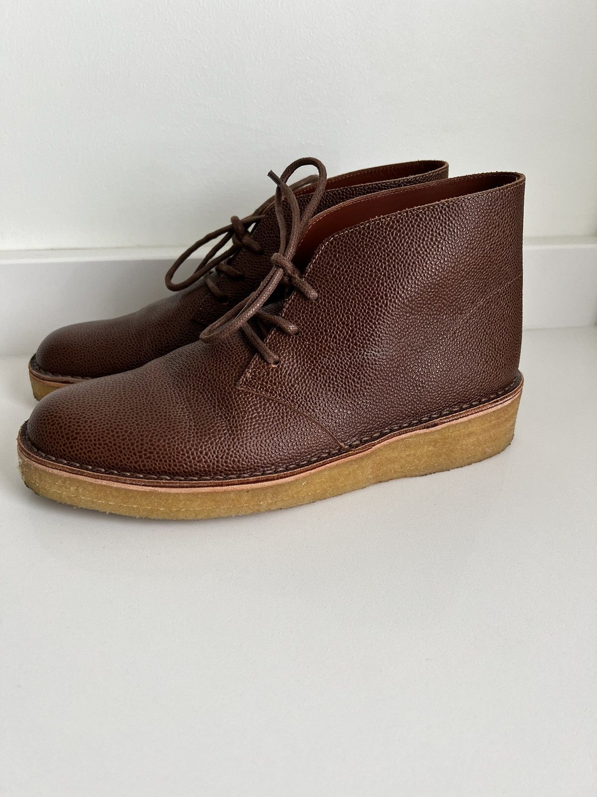 Clarks Rare Brown Wedge Desert Boot - Originals line. | Grailed