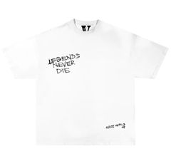 Juice Wrld x Vlone Legends Never Die T-Shirt White Men's - SS20 - US